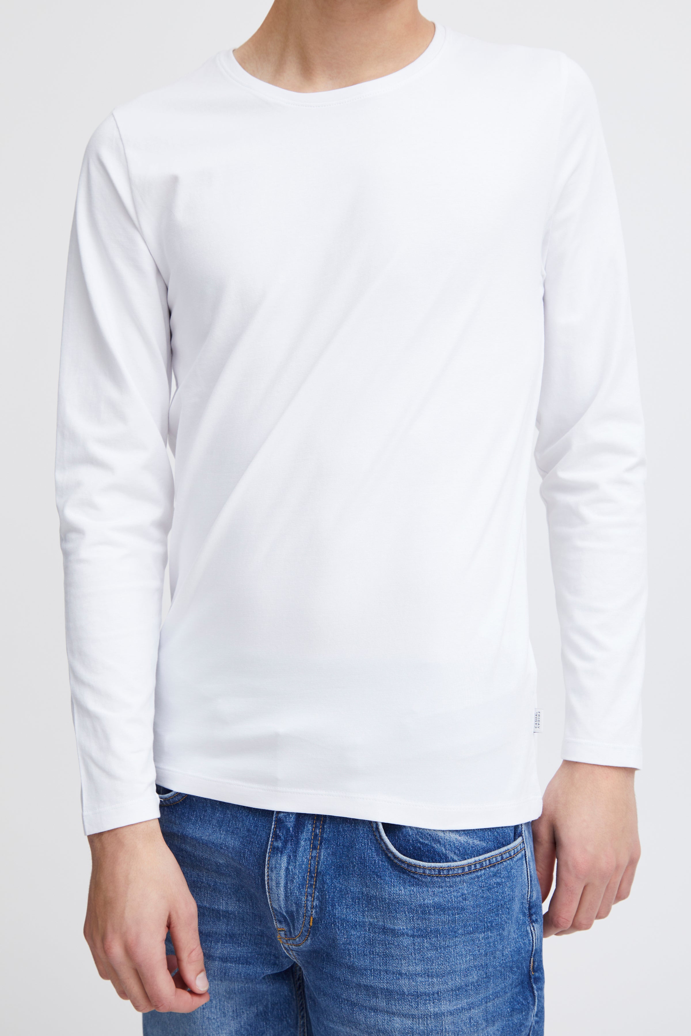 Theo LS t-shirt - White