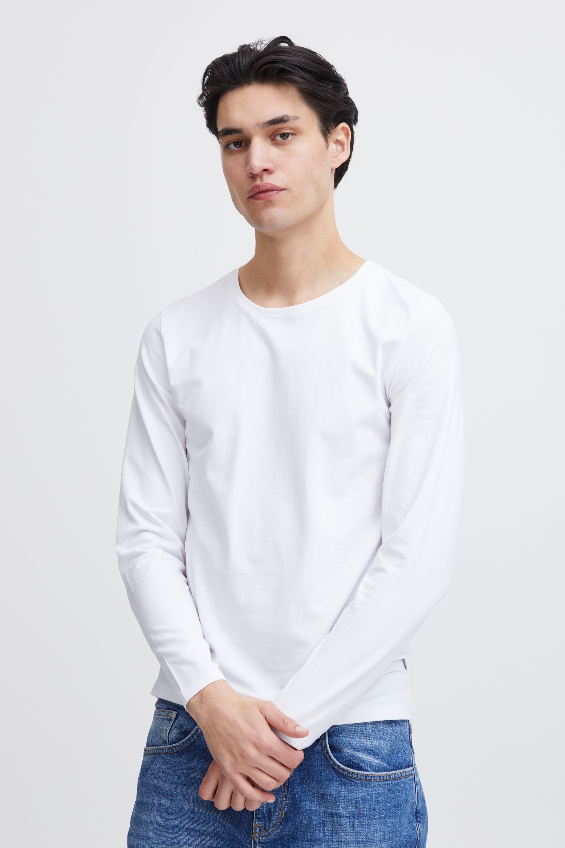 Theo LS t-shirt - White