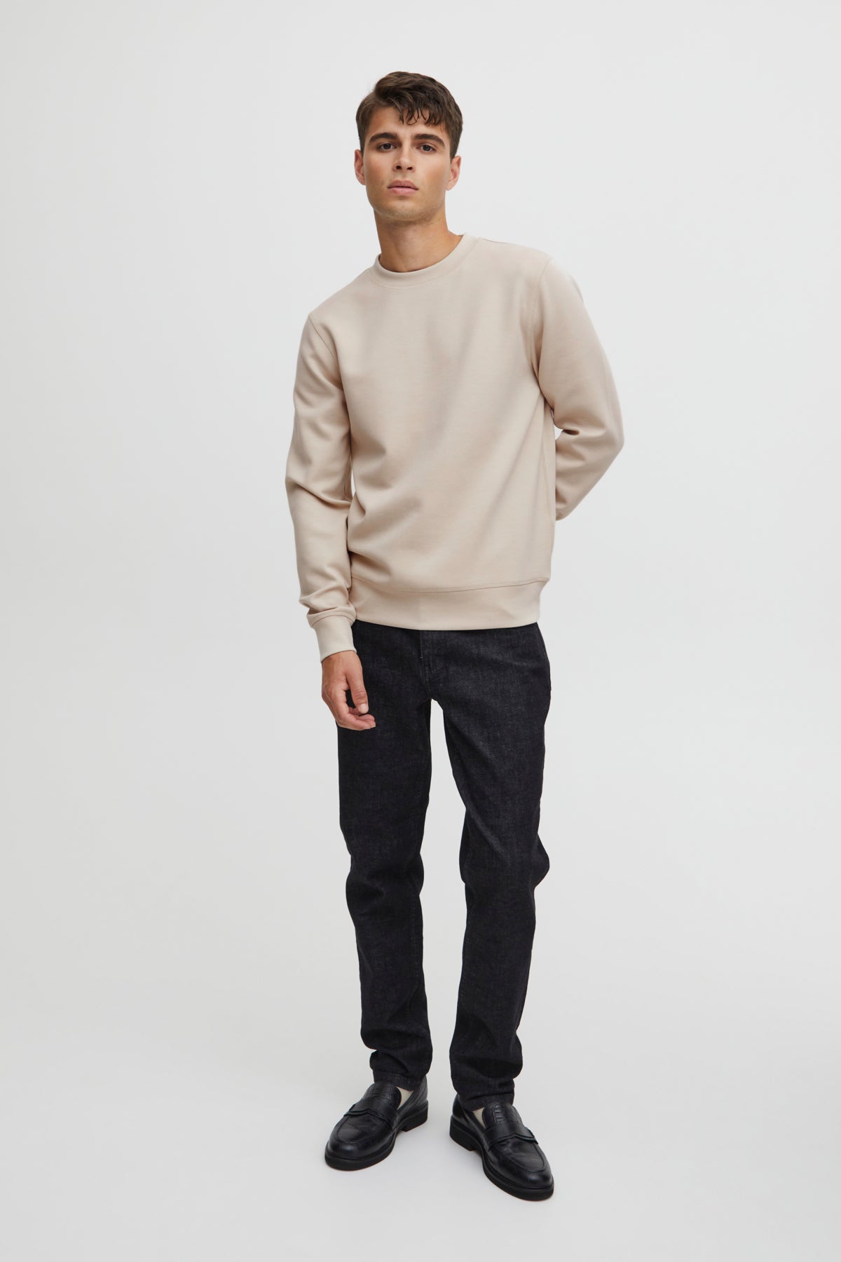 Sebastian Crew Neck Sweat - Chateau Gray - The Sons online