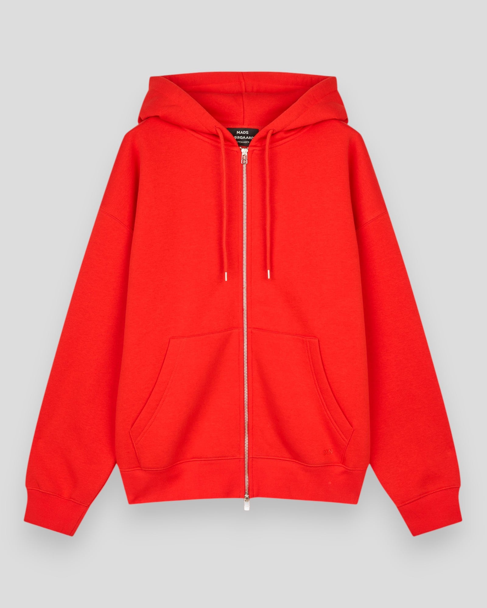 Mads Nørgaard - Standard Luka Hoodie Zip Sweat - Fiery Red