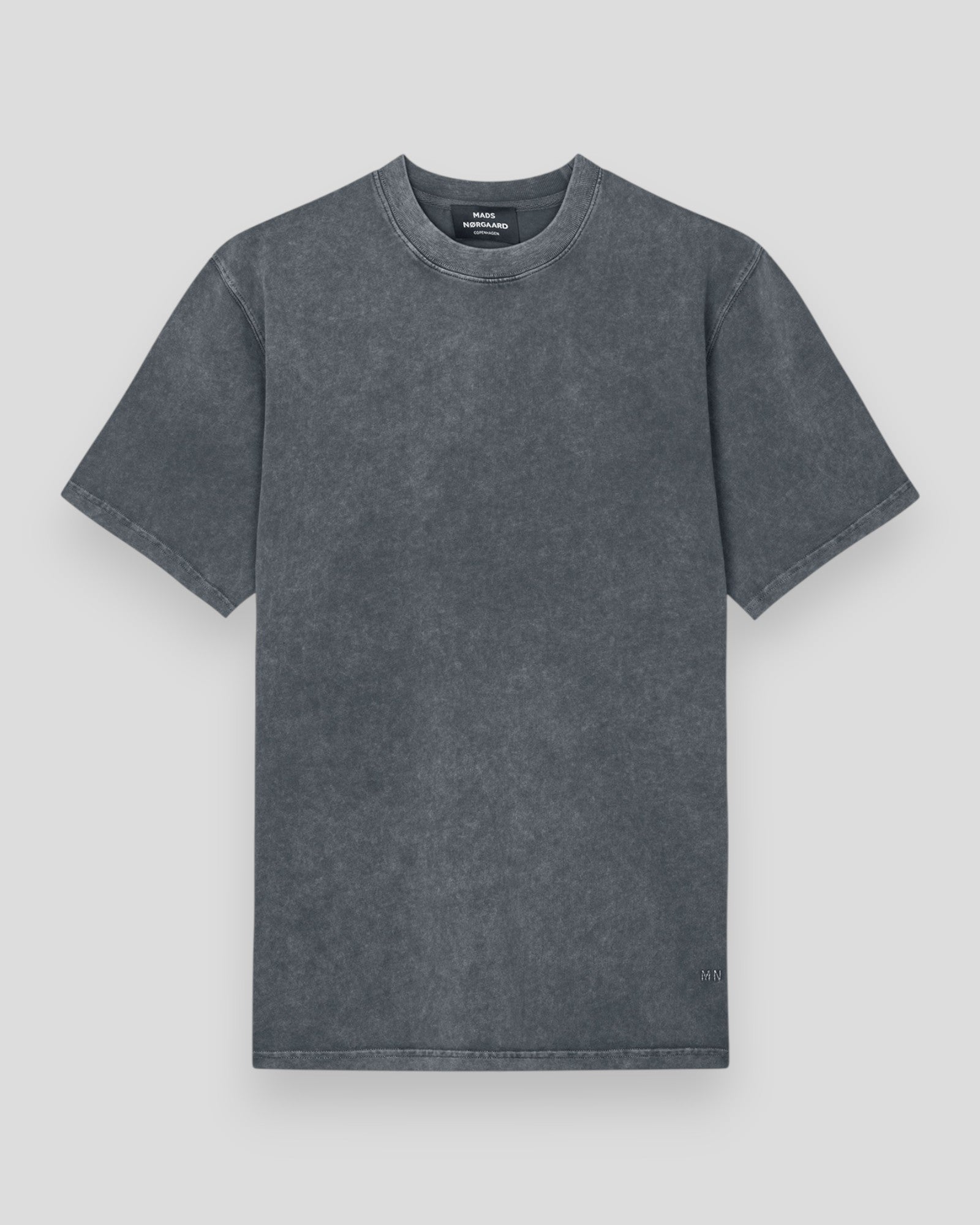 Combed Jersey Dye Thorbjørn Tee - Asphalt