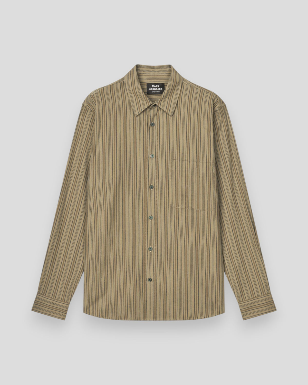 Flannel Stripe Sune Shirt - Overland Trek/Sky Captain