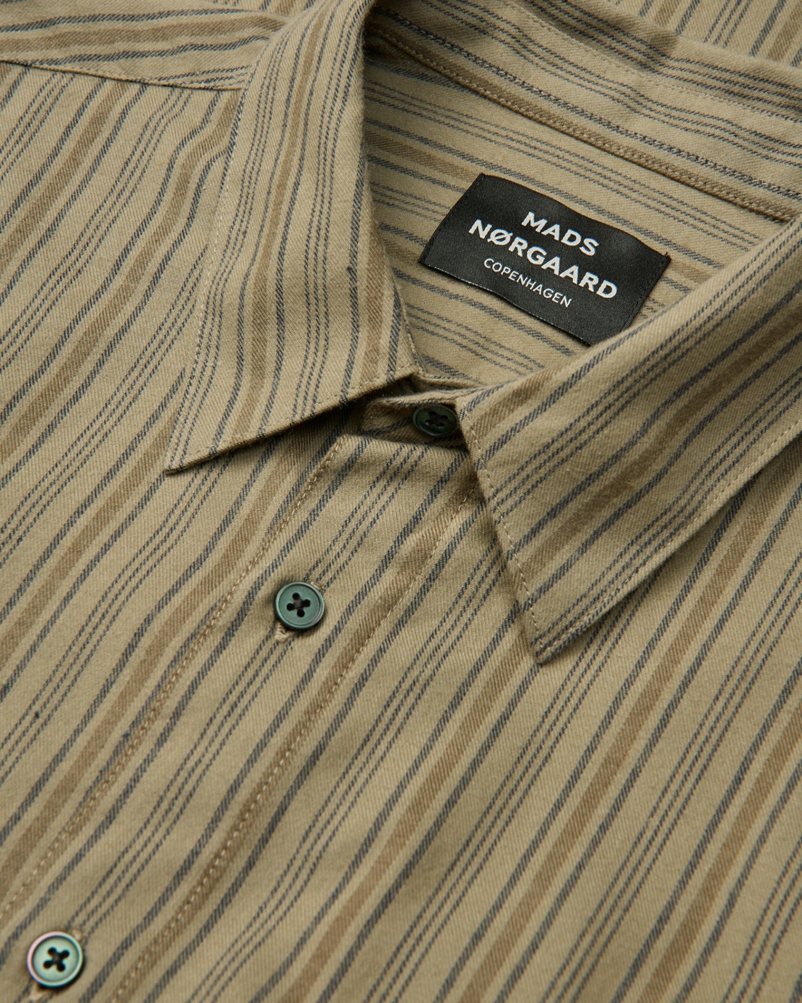 Flannel Stripe Sune Shirt - Overland Trek/Sky Captain