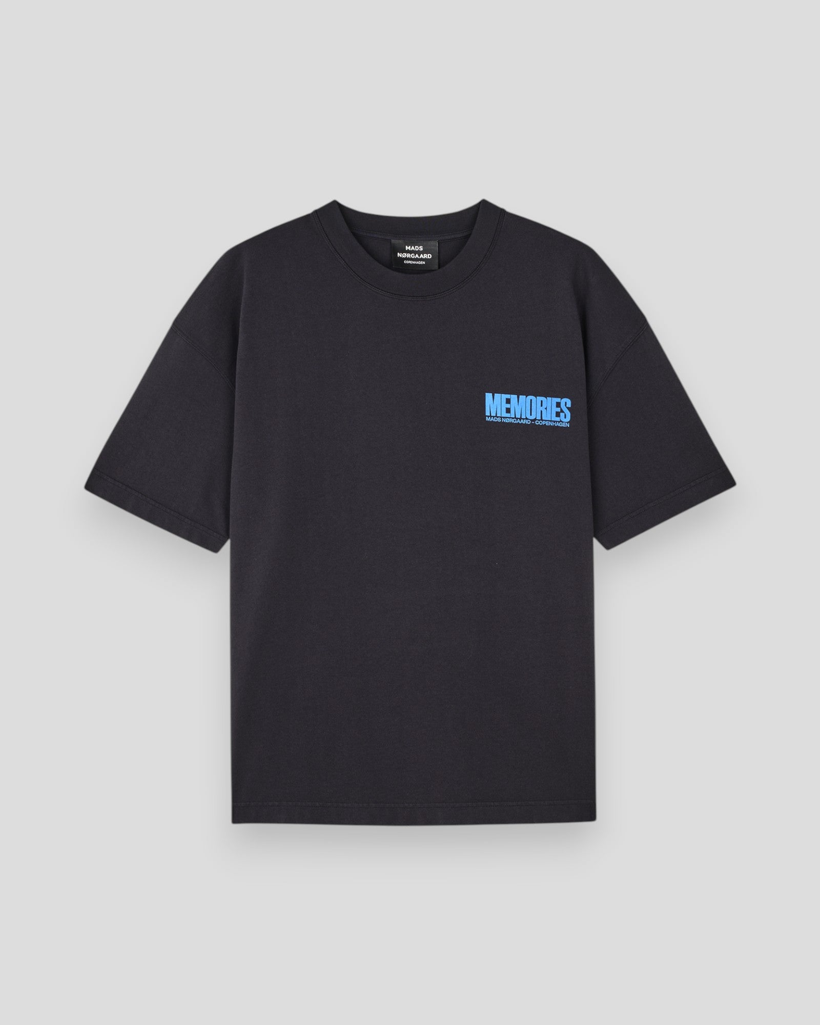 Open-End Dye Big Flower Tee - Black