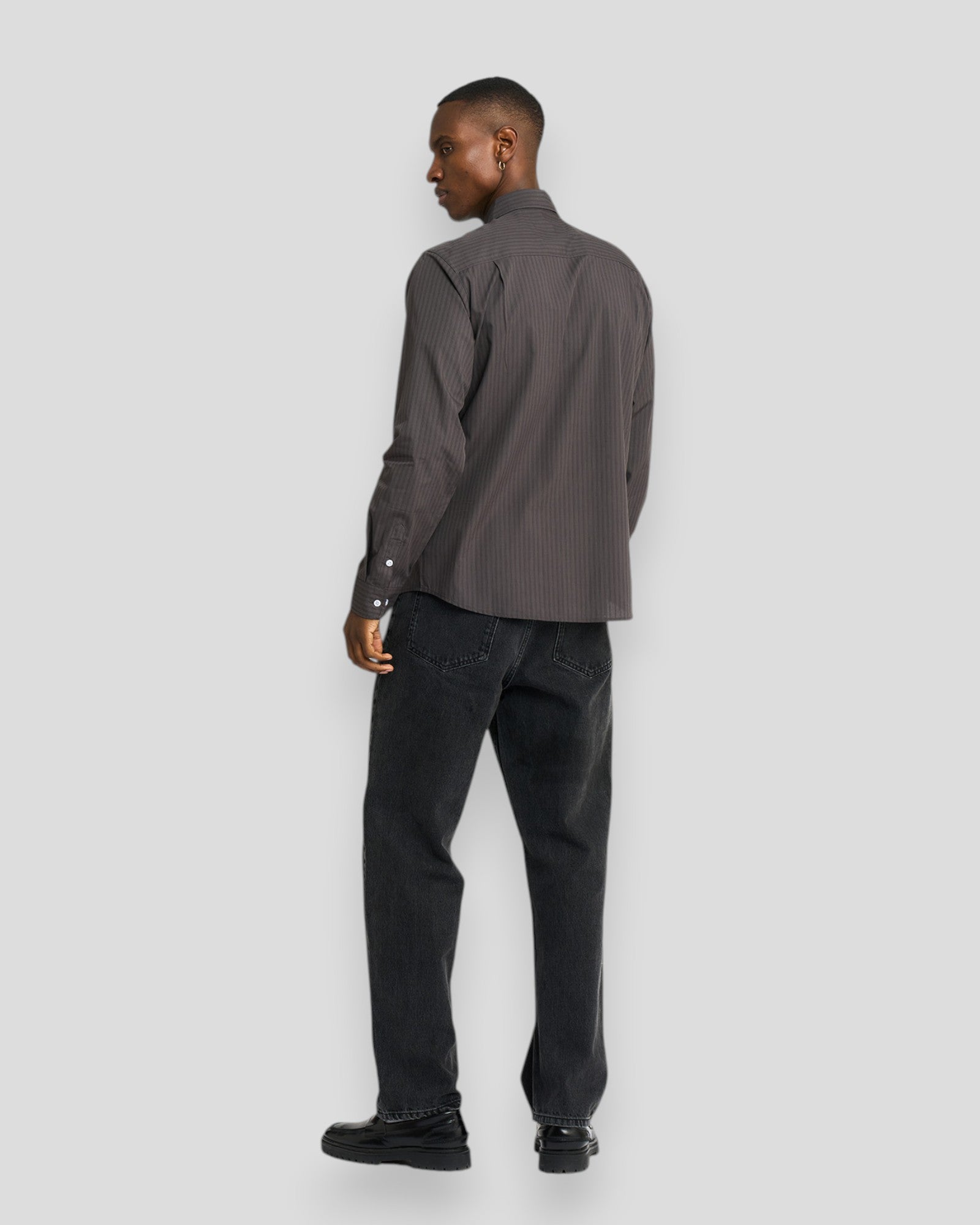 Chris Poplin Shirt - Grey