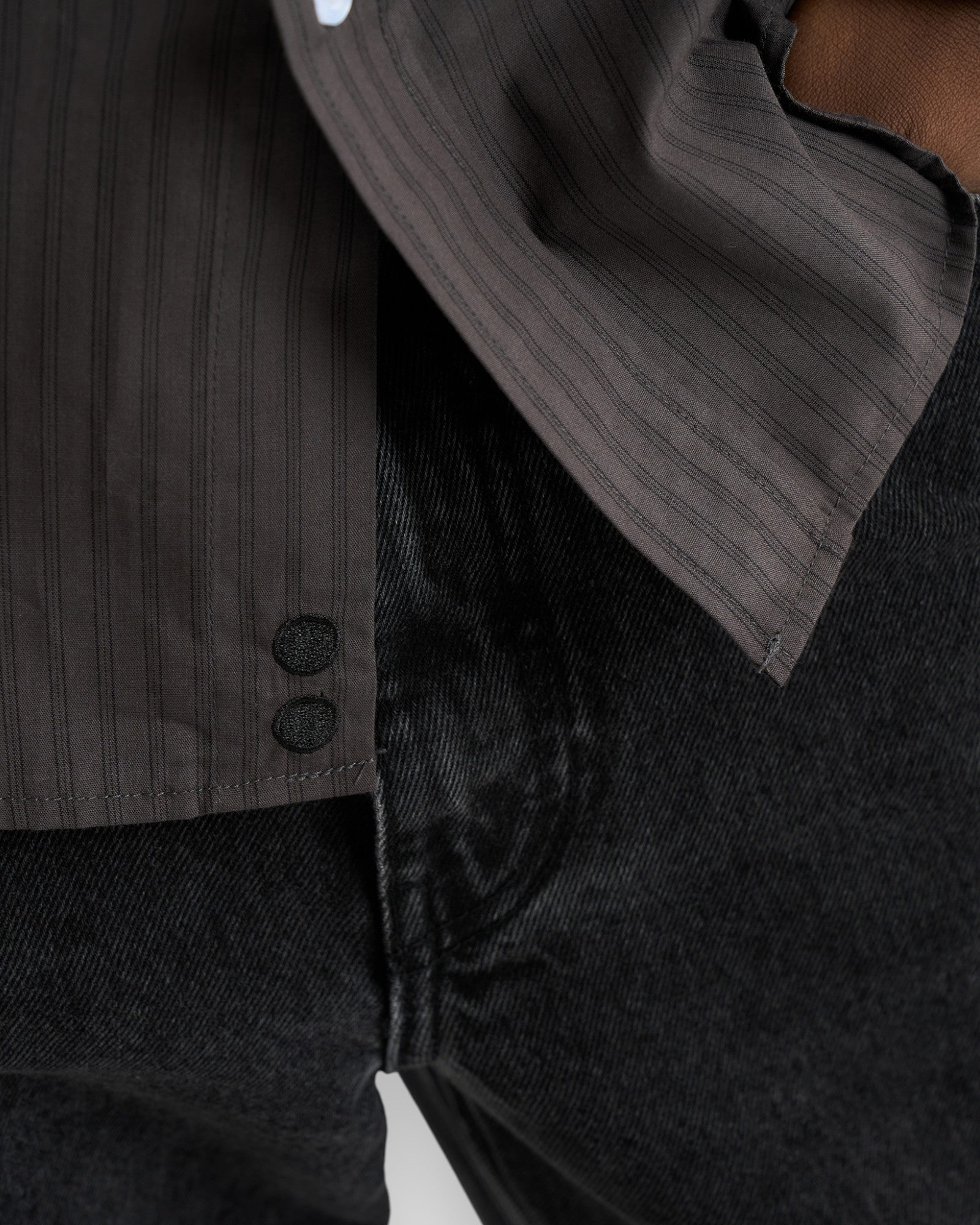 Chris Poplin Shirt - Grey