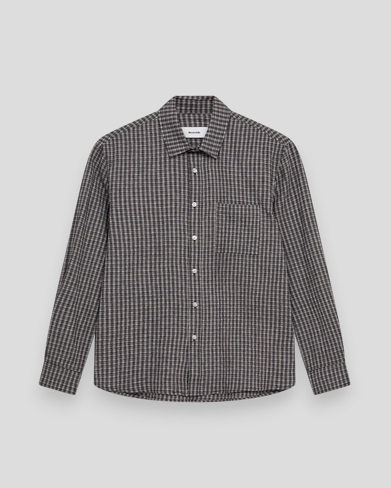 Tai Checked Shirt - Grey