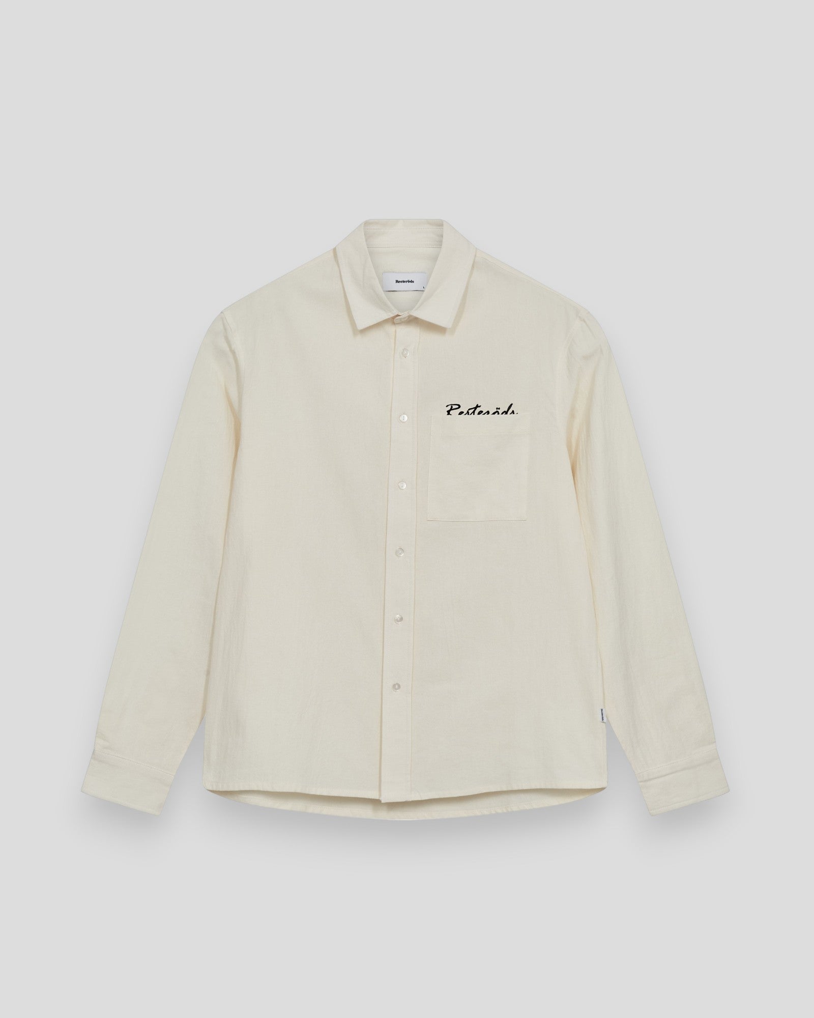 Joel Shirt Embroidery - Ivory
