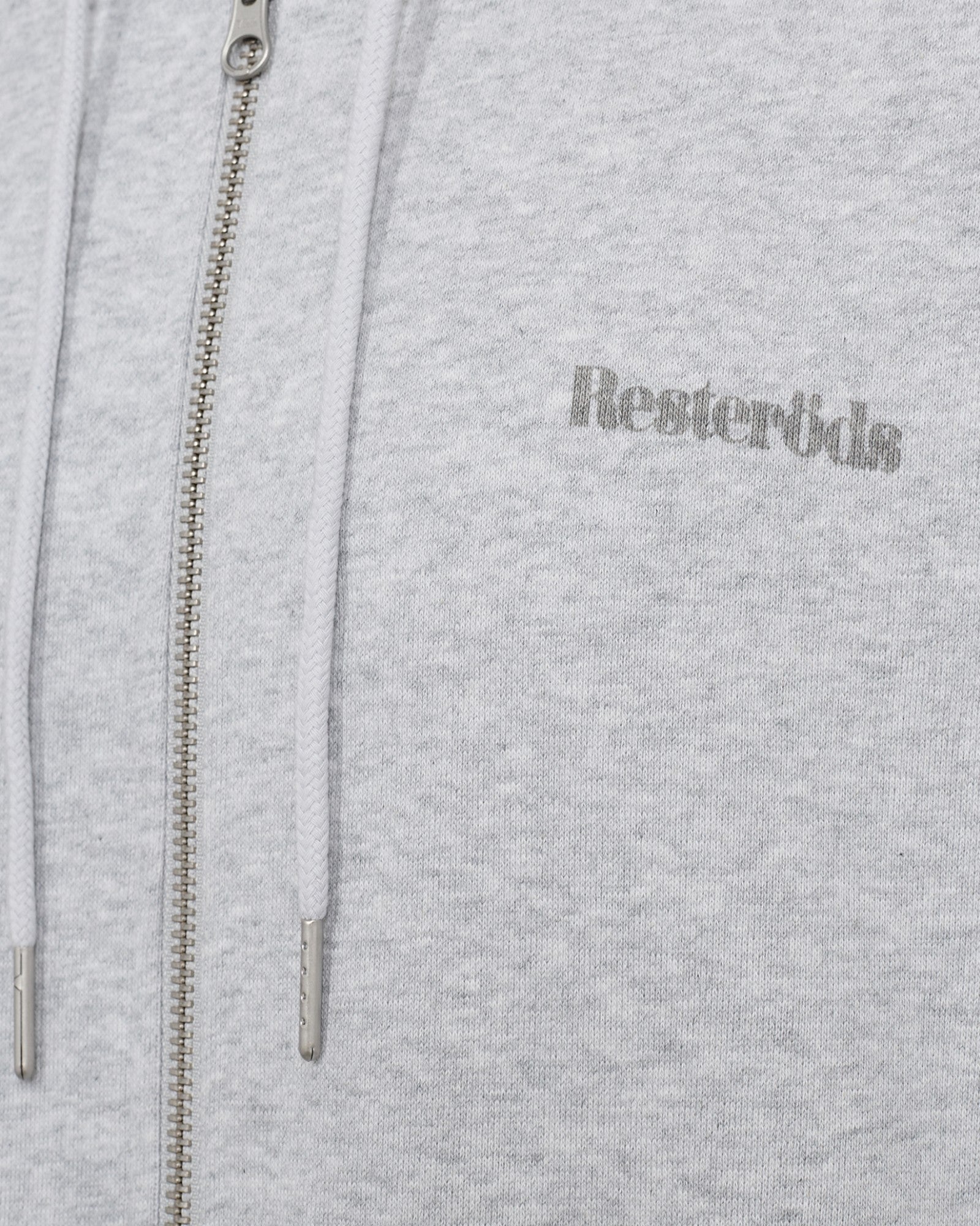 Rick Hoodie Zip - Light Grey Melange