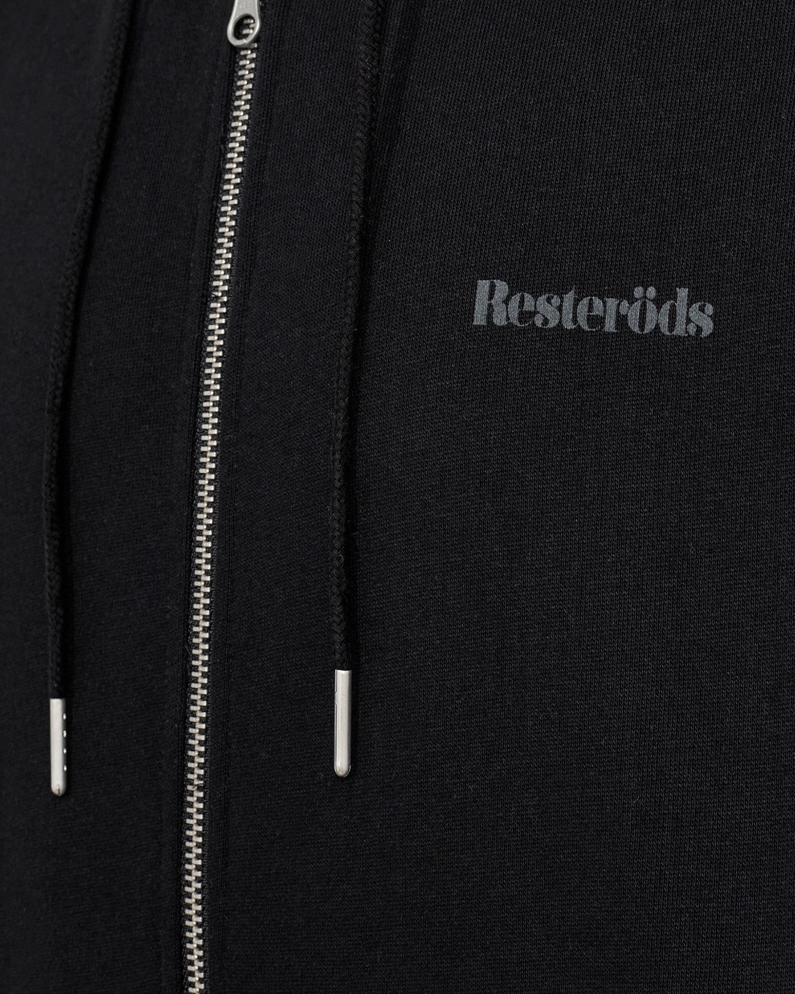 Rick Hoodie Zip - Black