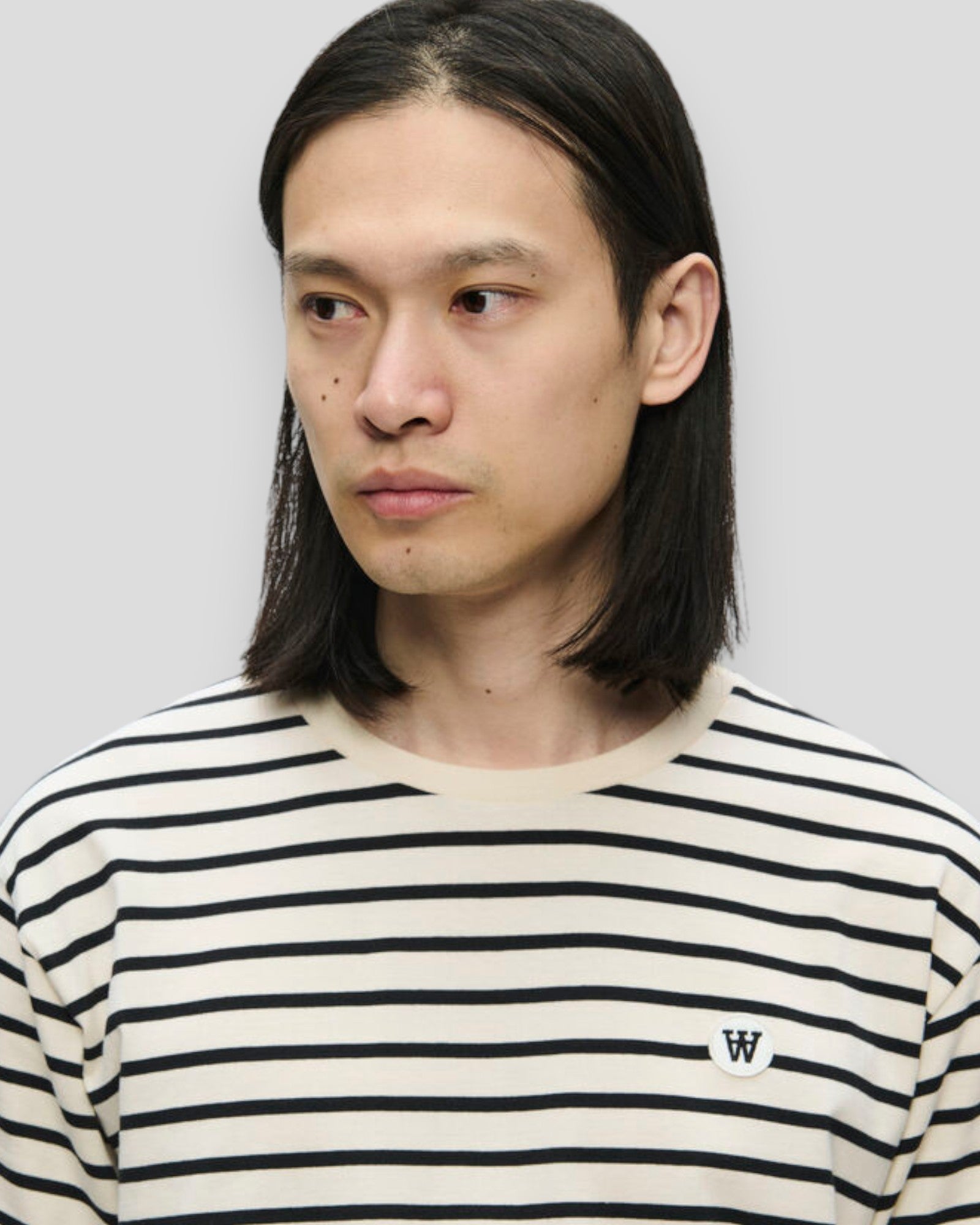 Ace Stripe Tee - Black Beauty