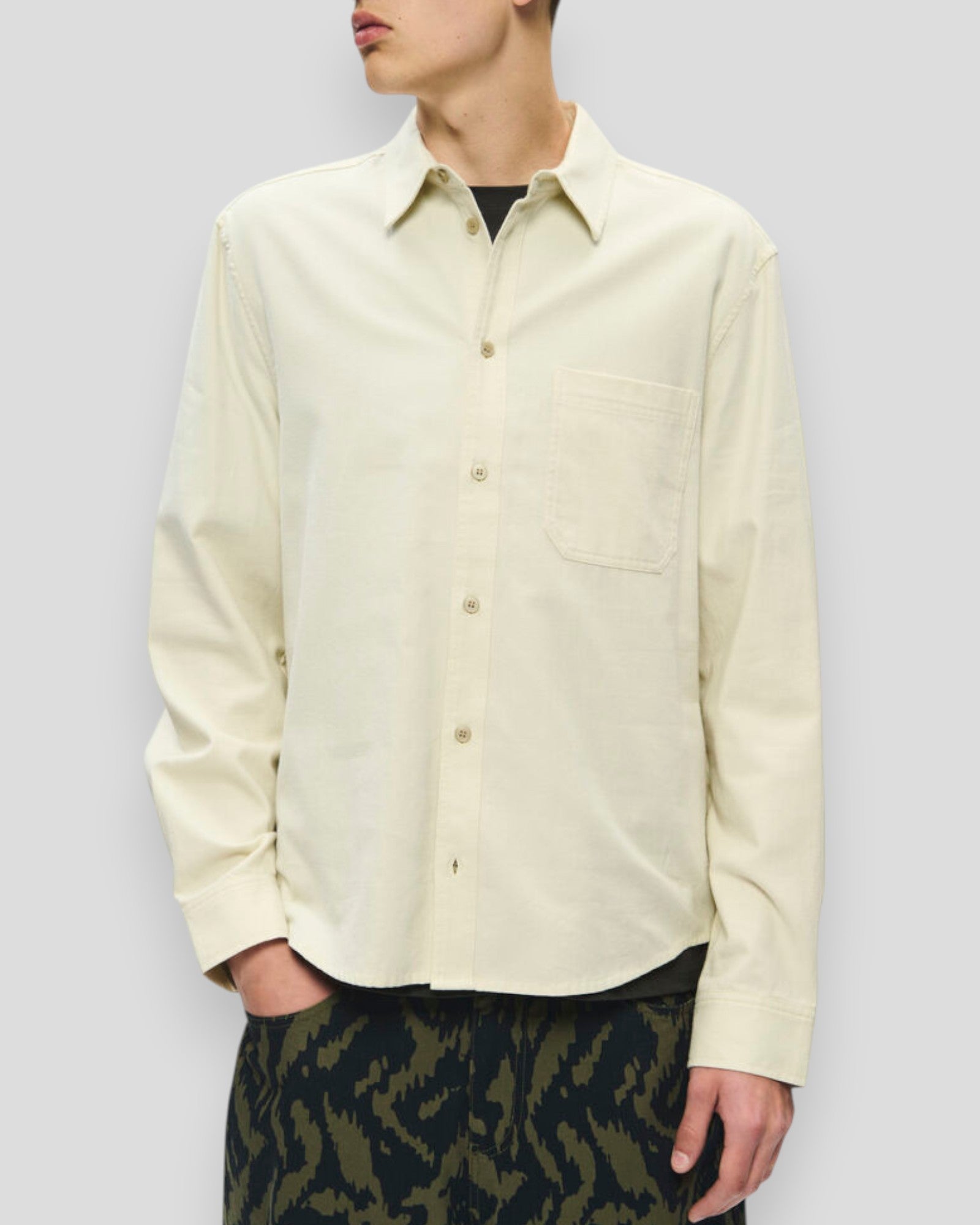 Adrian Shirt - Silver Birch