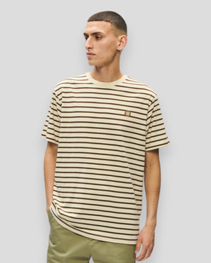 Ace Stripe Tee - Desert Palm