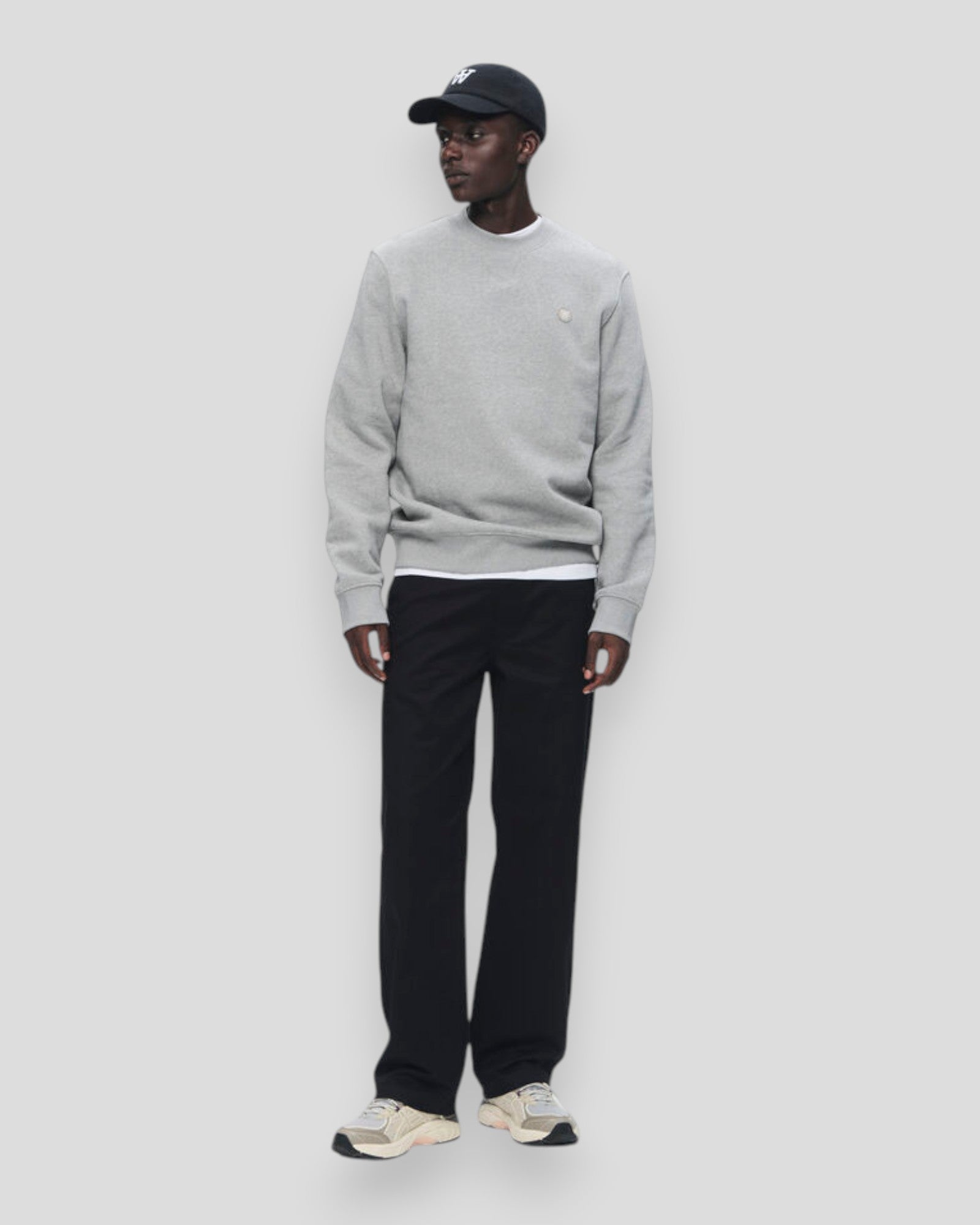 Tye Sweatshirt - Light Melange Grey