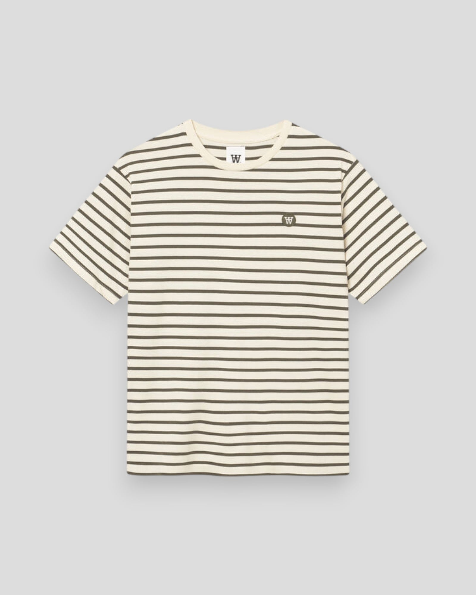 Ace Stripe Tee - Grape Leaf