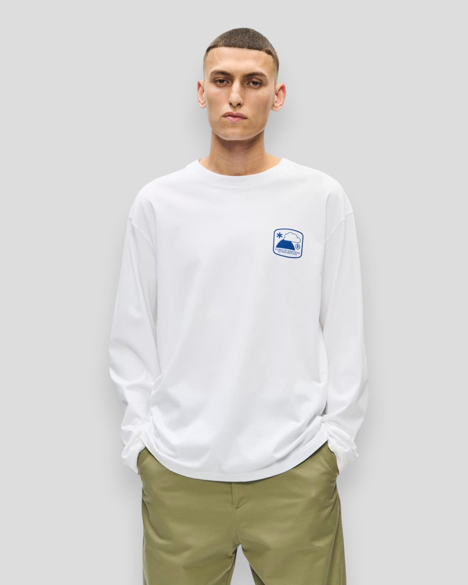 Liam Outsider LS Tee - Bright White