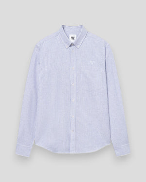 Adam Shirt - Blue + White Stripe