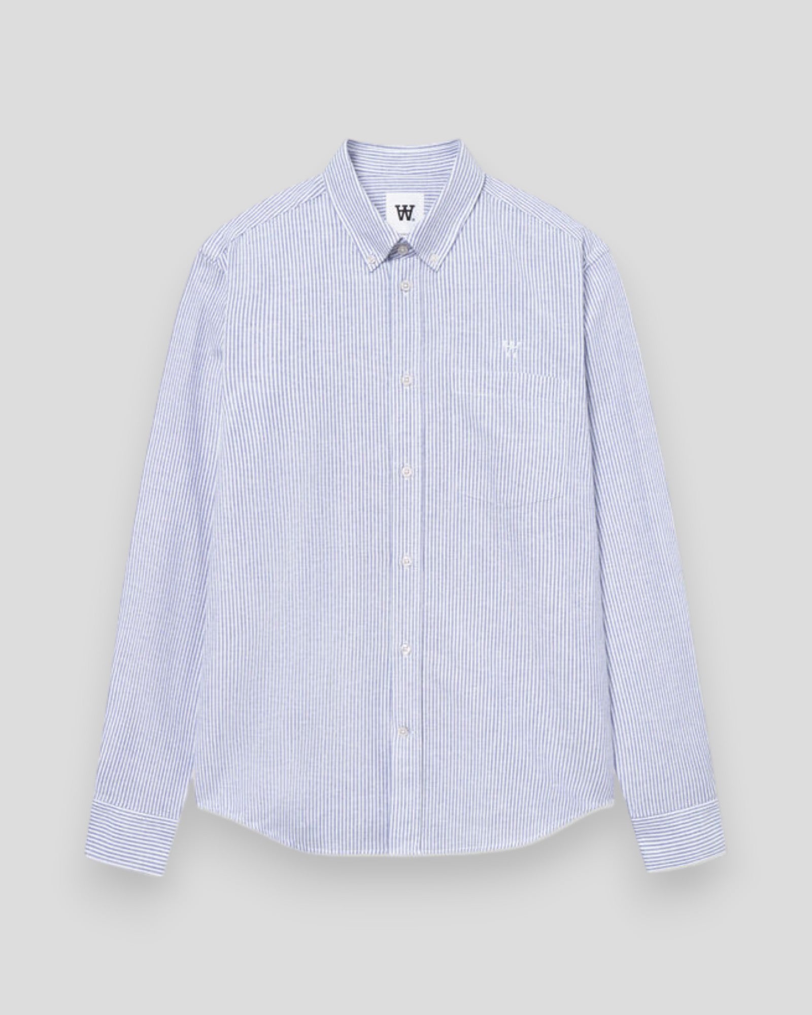 Adam Shirt - Blue + White Stripe