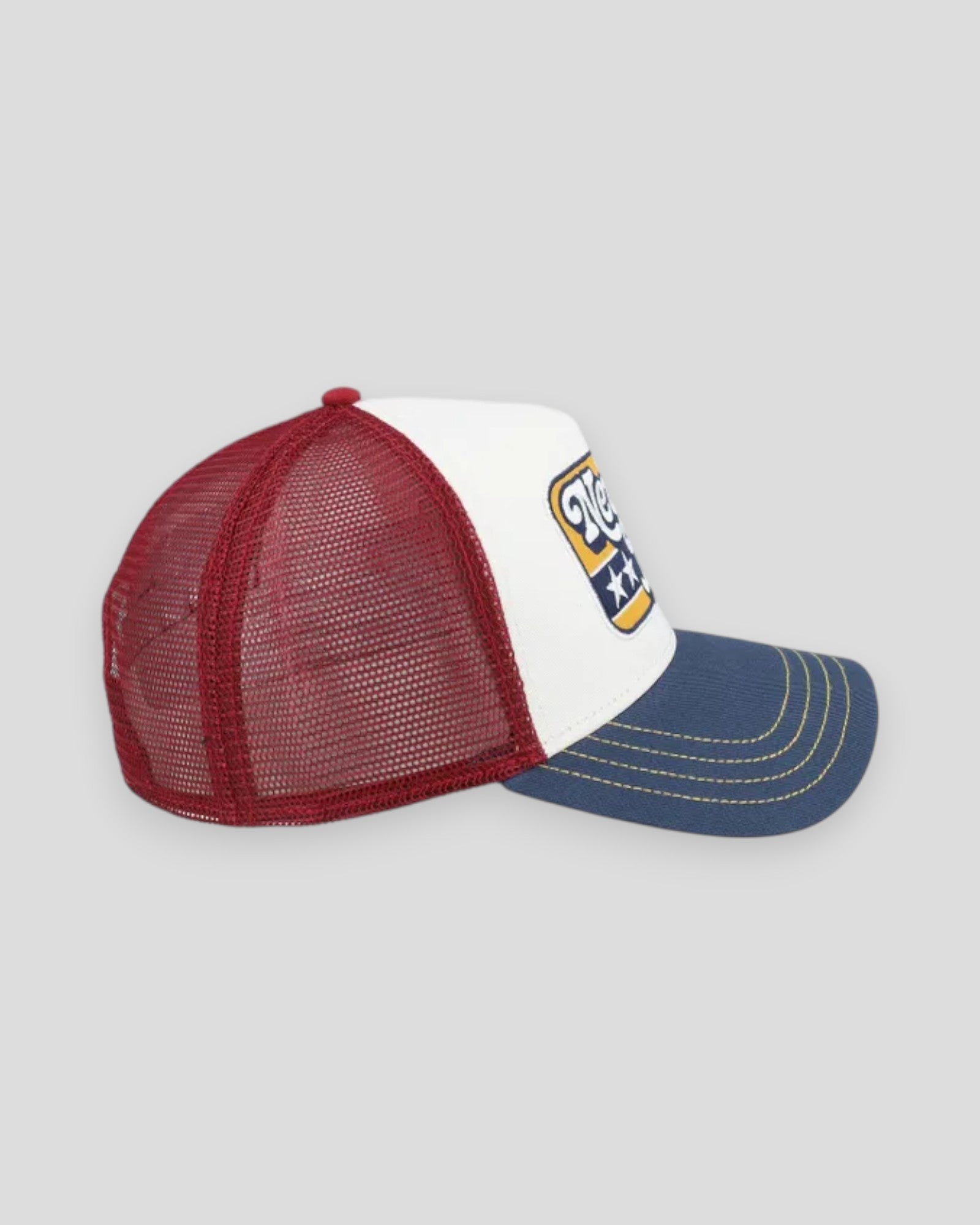Trucker Cap Stars - Offwhite/Navy/Burgundy