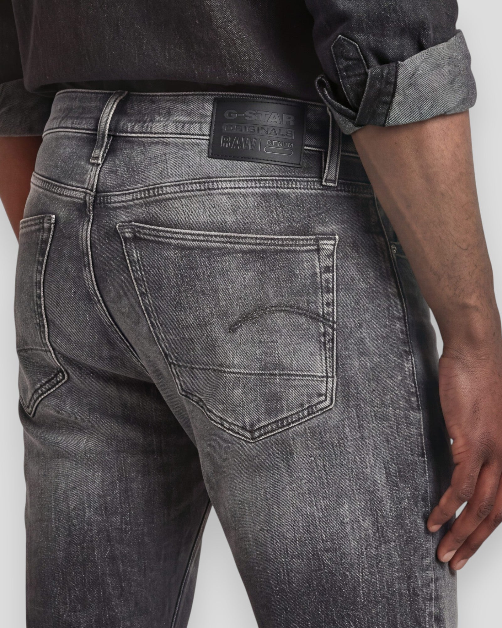 3301 Regular Tapered Jeans - Faded Built