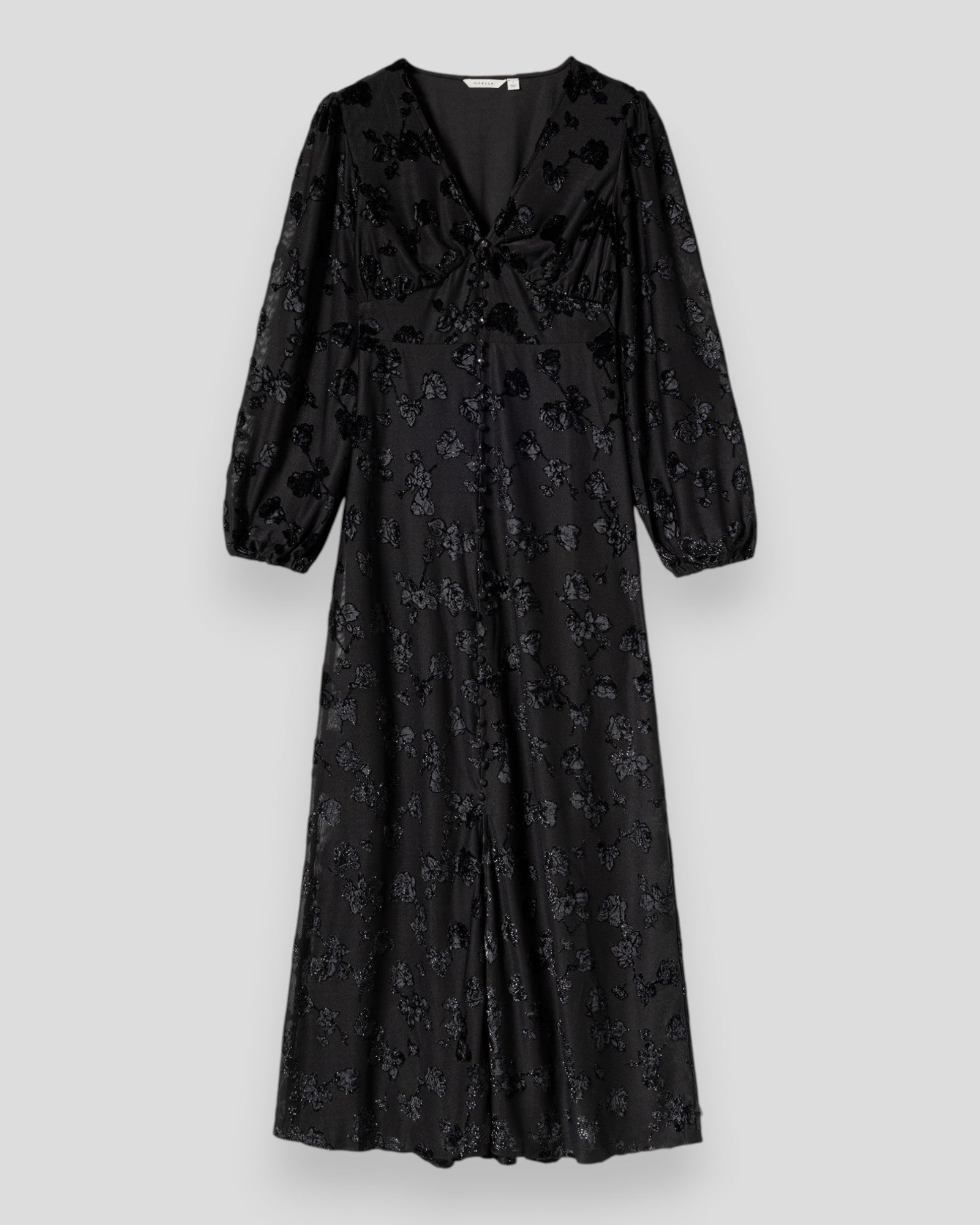 N-Lilith Maxi Dress - Black
