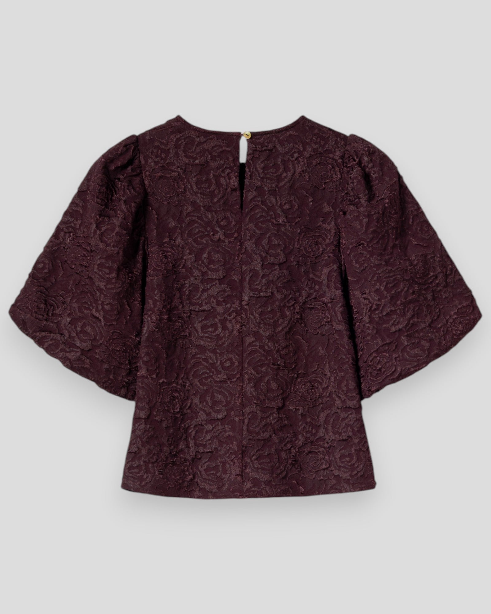 Noella N-Shelly Blouse in Winetasting color, a stylish women's shirt with a relaxed fit and subtle pattern, perfect for casual wear.