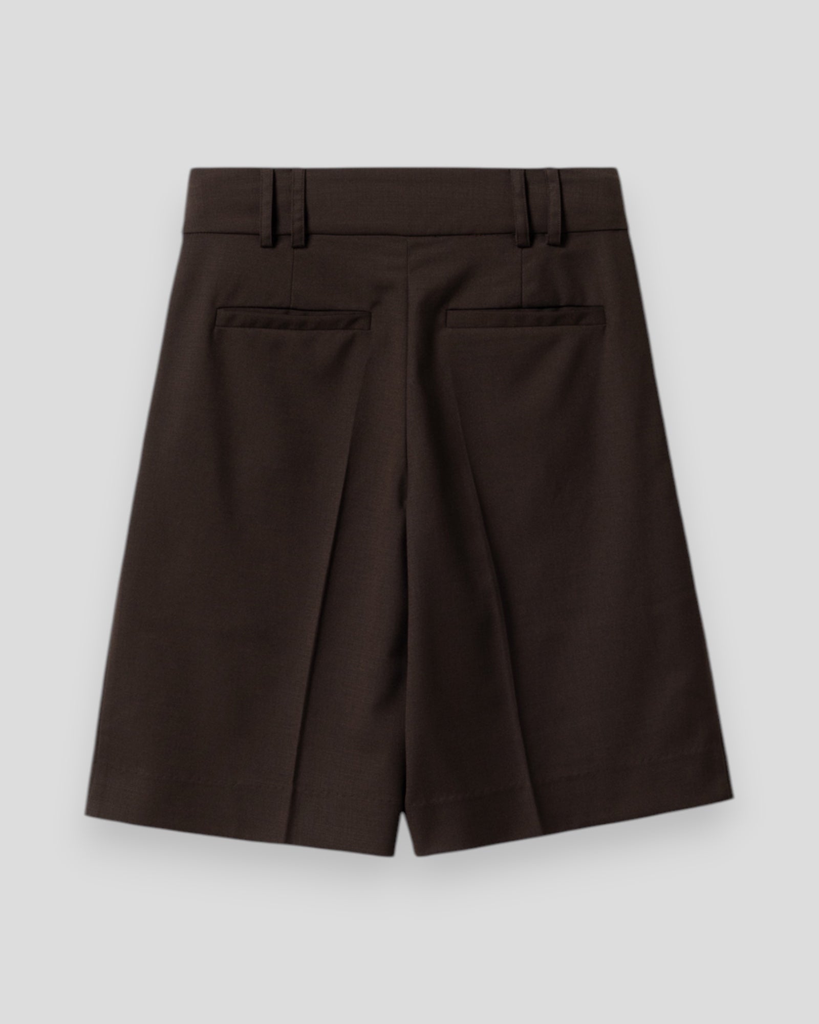 Noella N-Marcel HW Jorts til kvinder i chokoladefarve, casual shorts med jeanslook og komfortabel pasform.