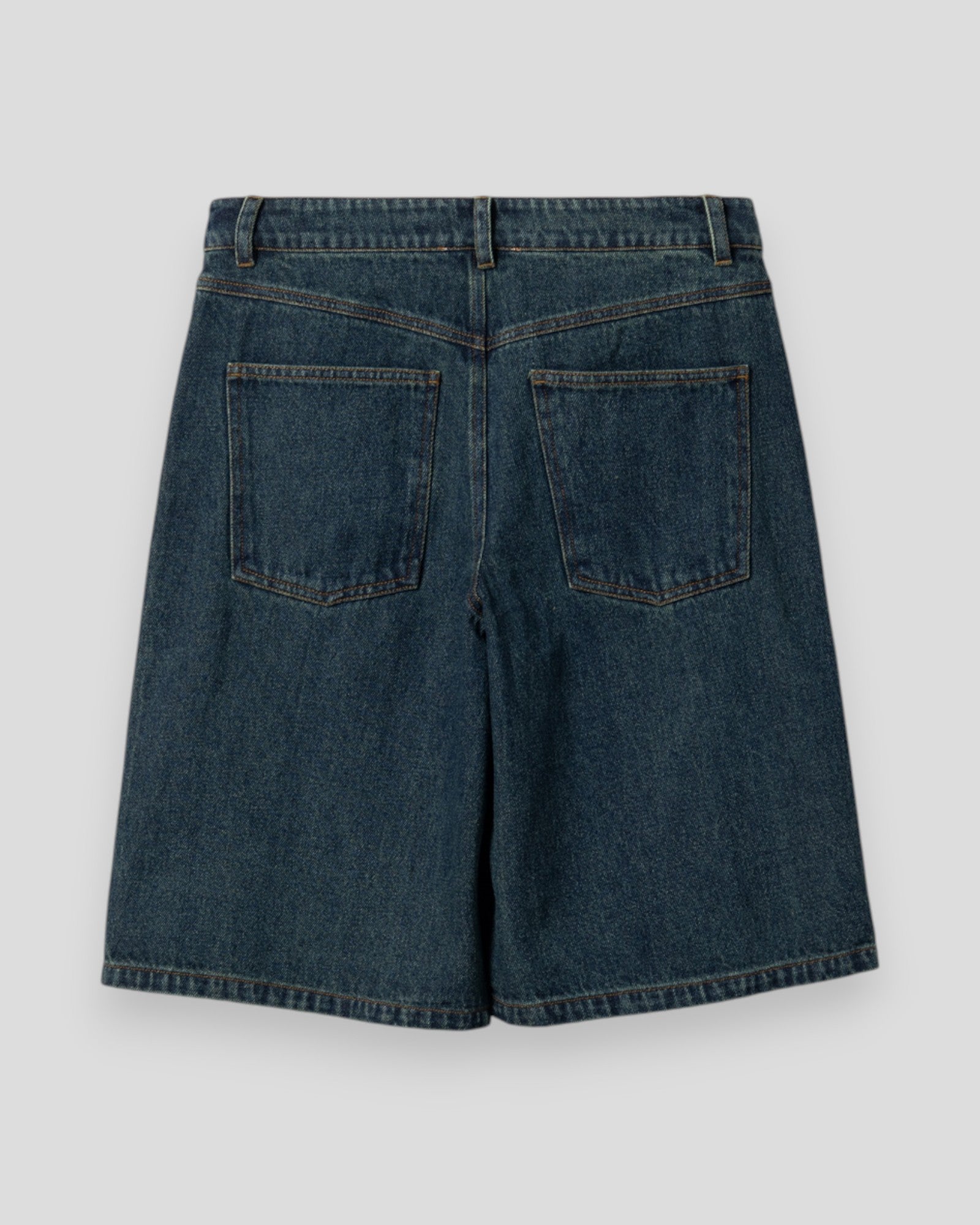 Noella N-Katy MW jorts i vintage blå vaskning, kvinders shorts med afslappet pasform og denim stil.