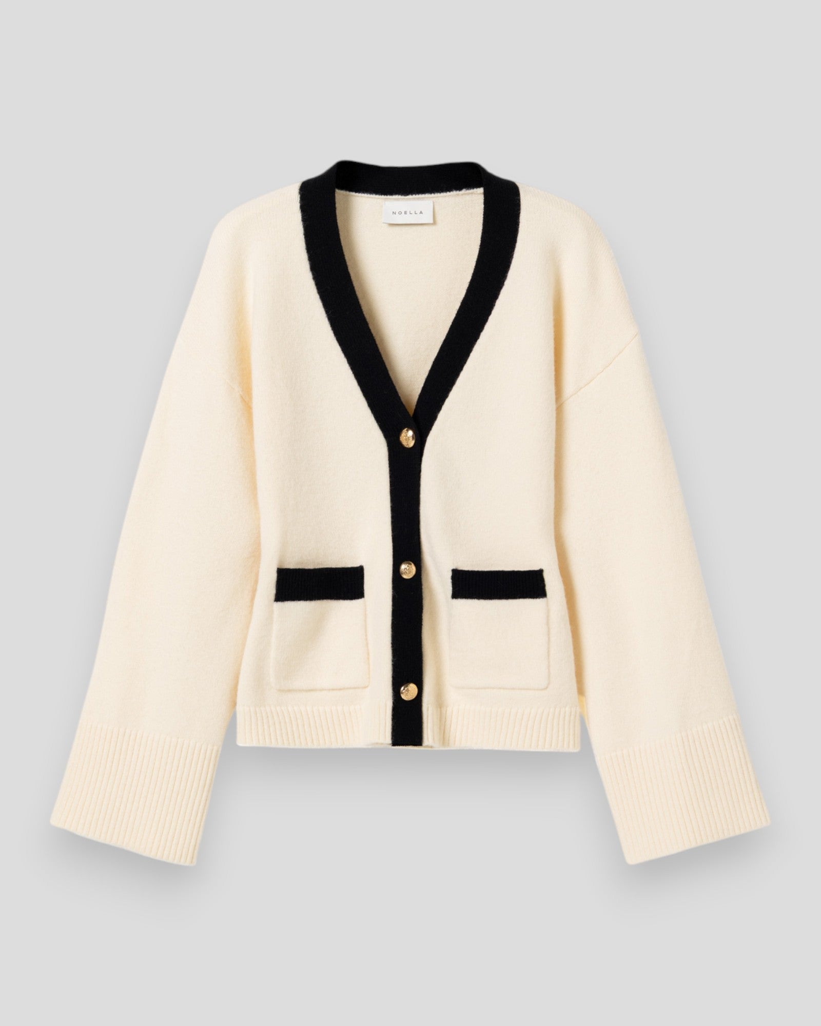 N-Lenyxette Knit Cardigan - White