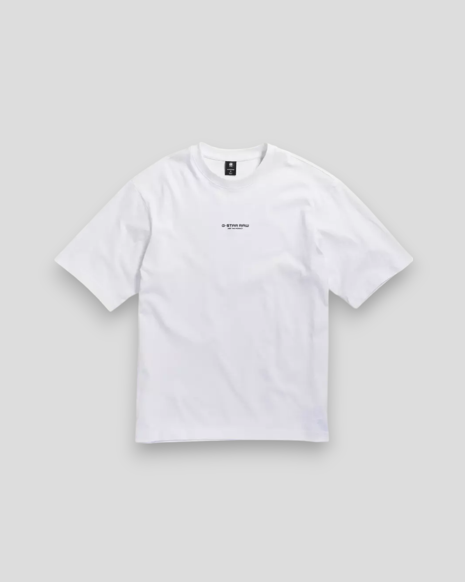 Center Chest Boxy Tee - White