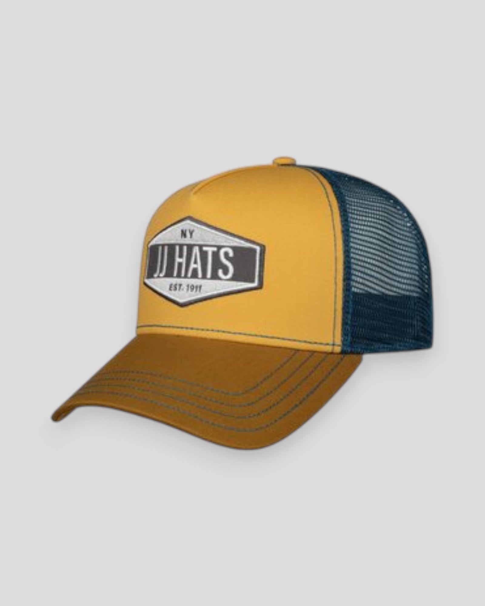 Trucker Cap NY - Yellow/Khaki/Blue