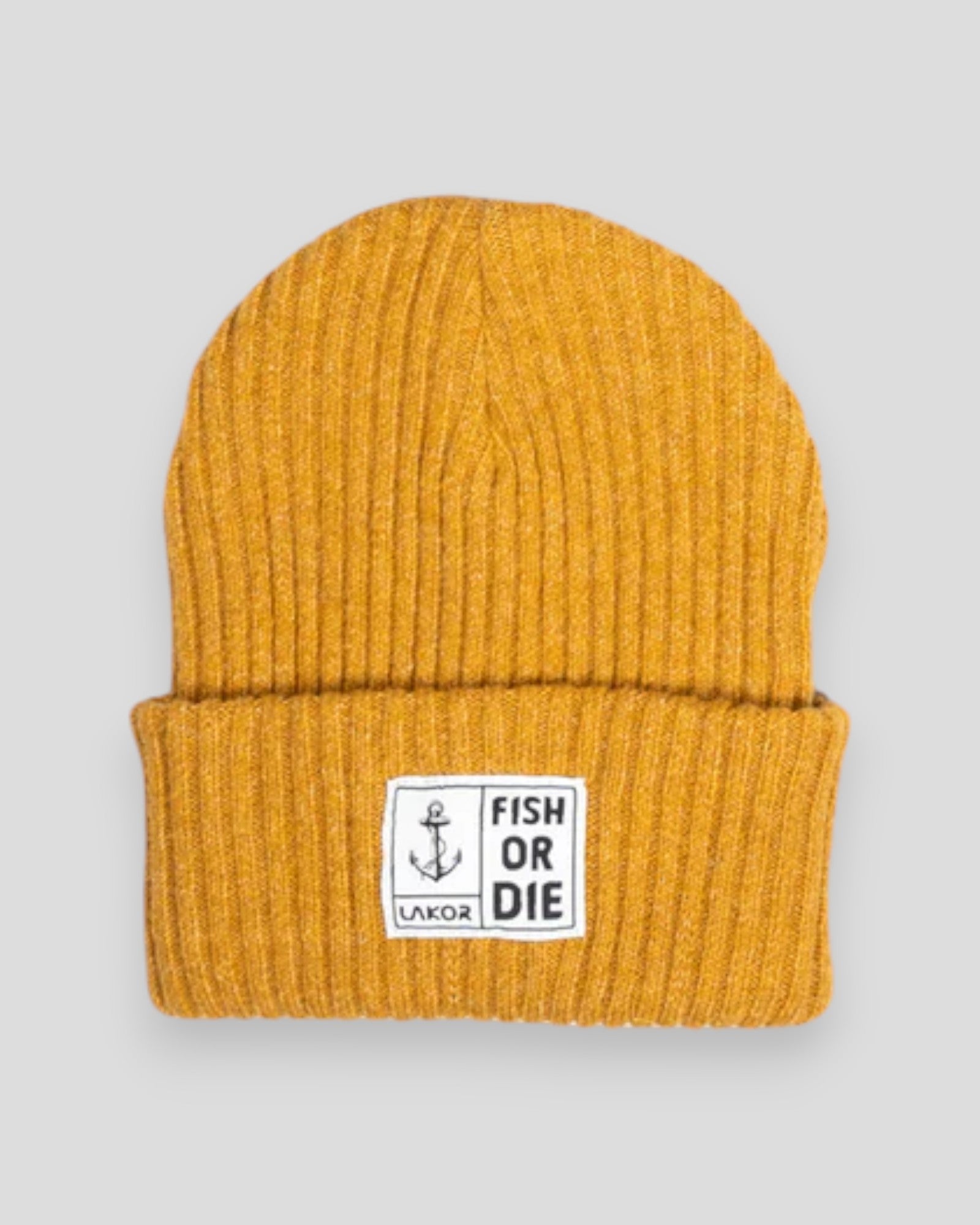 Fish or Die Beanie - Yellow
