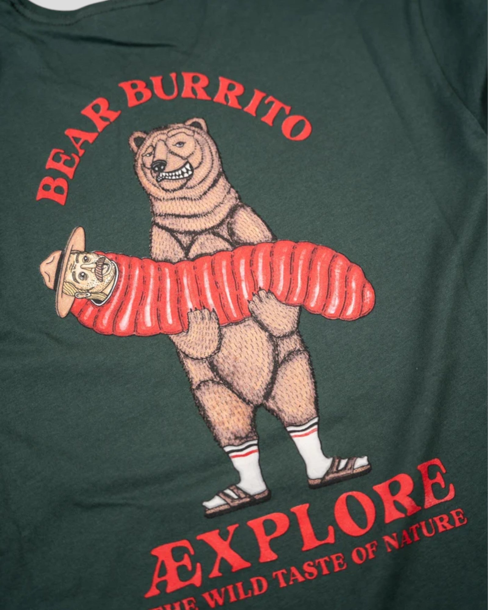 Bear Burrito T-Shirt - Green Gables