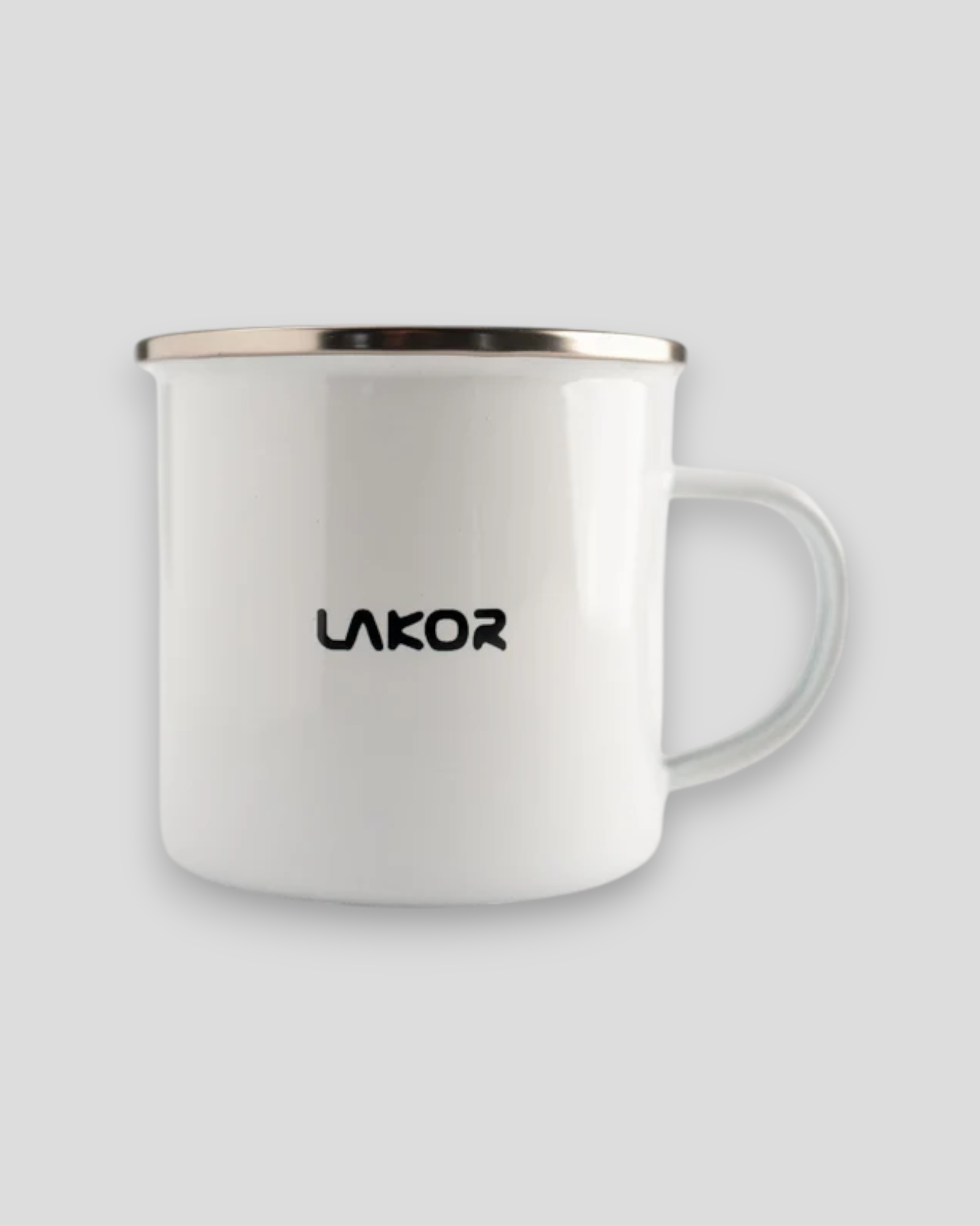 Coffee On The Go Emaljekrus - White