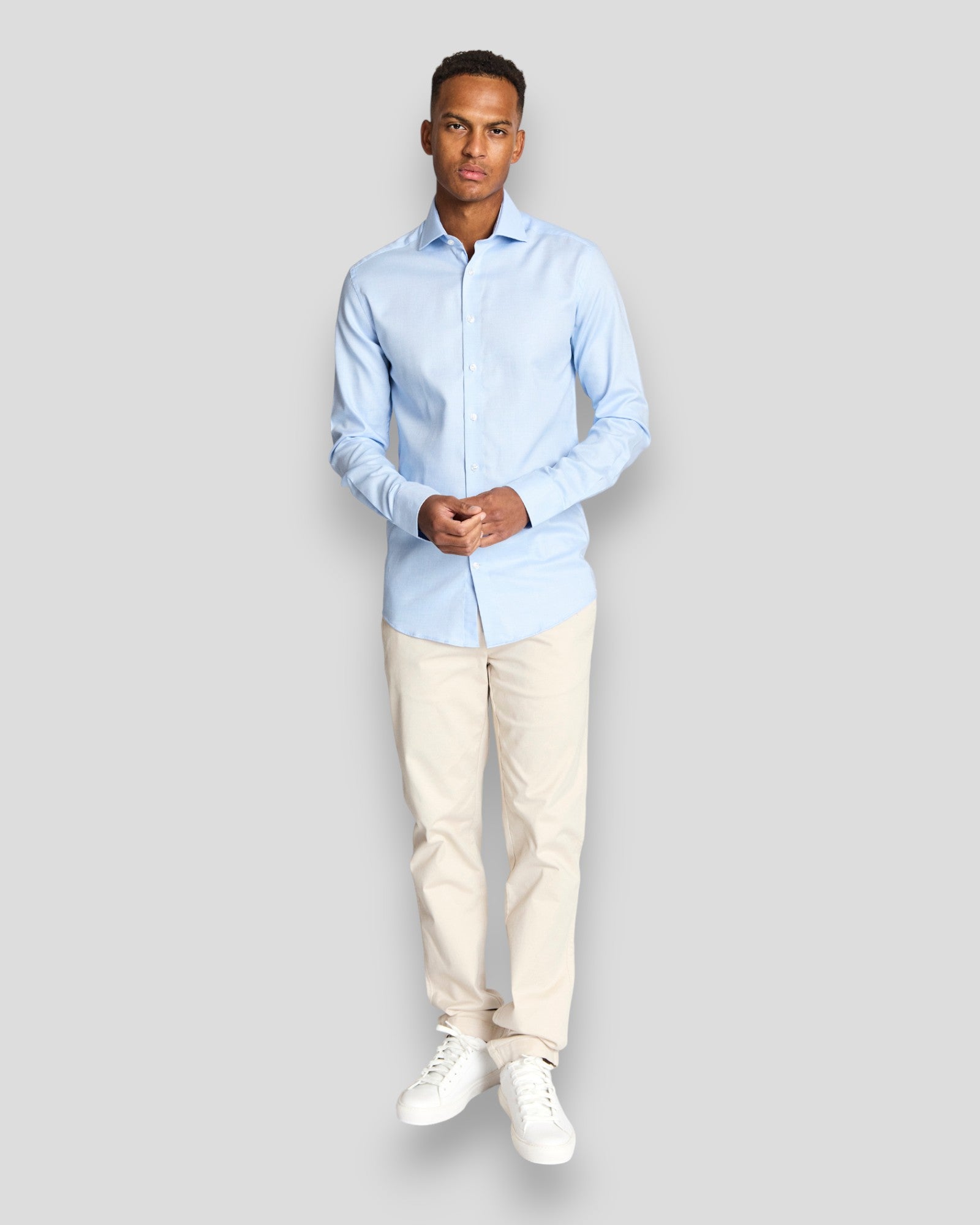 Borut Slim Fit Shirt - Light Blue