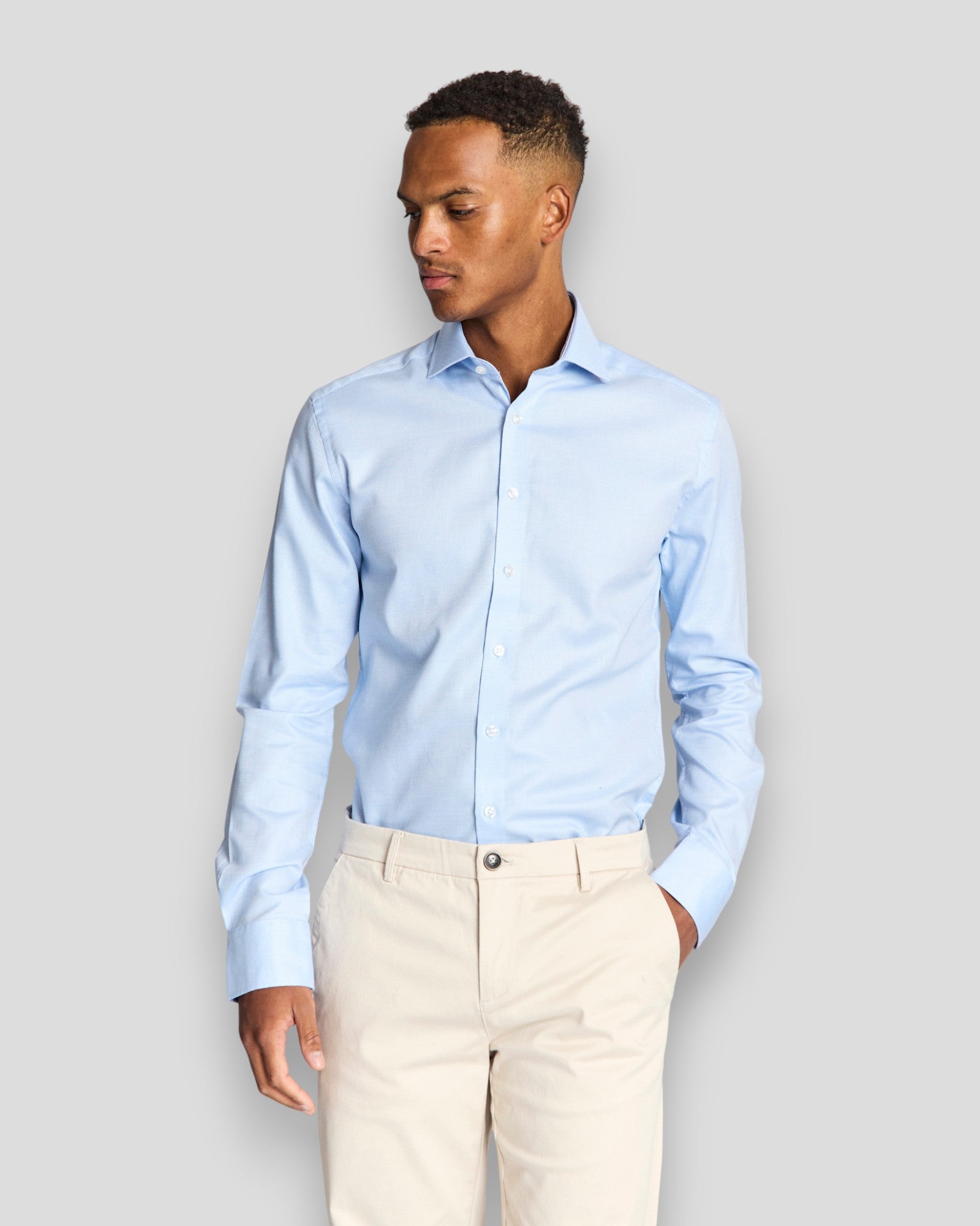 Borut Slim Fit Shirt - Light Blue