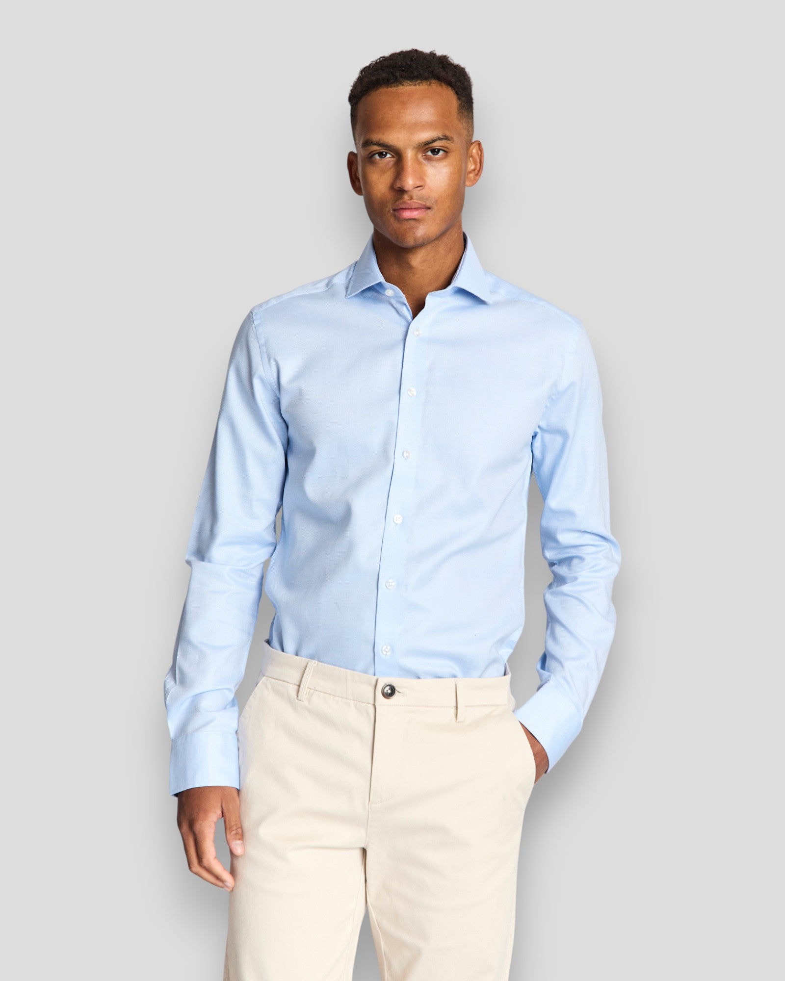 Borut Slim Fit Shirt - Light Blue