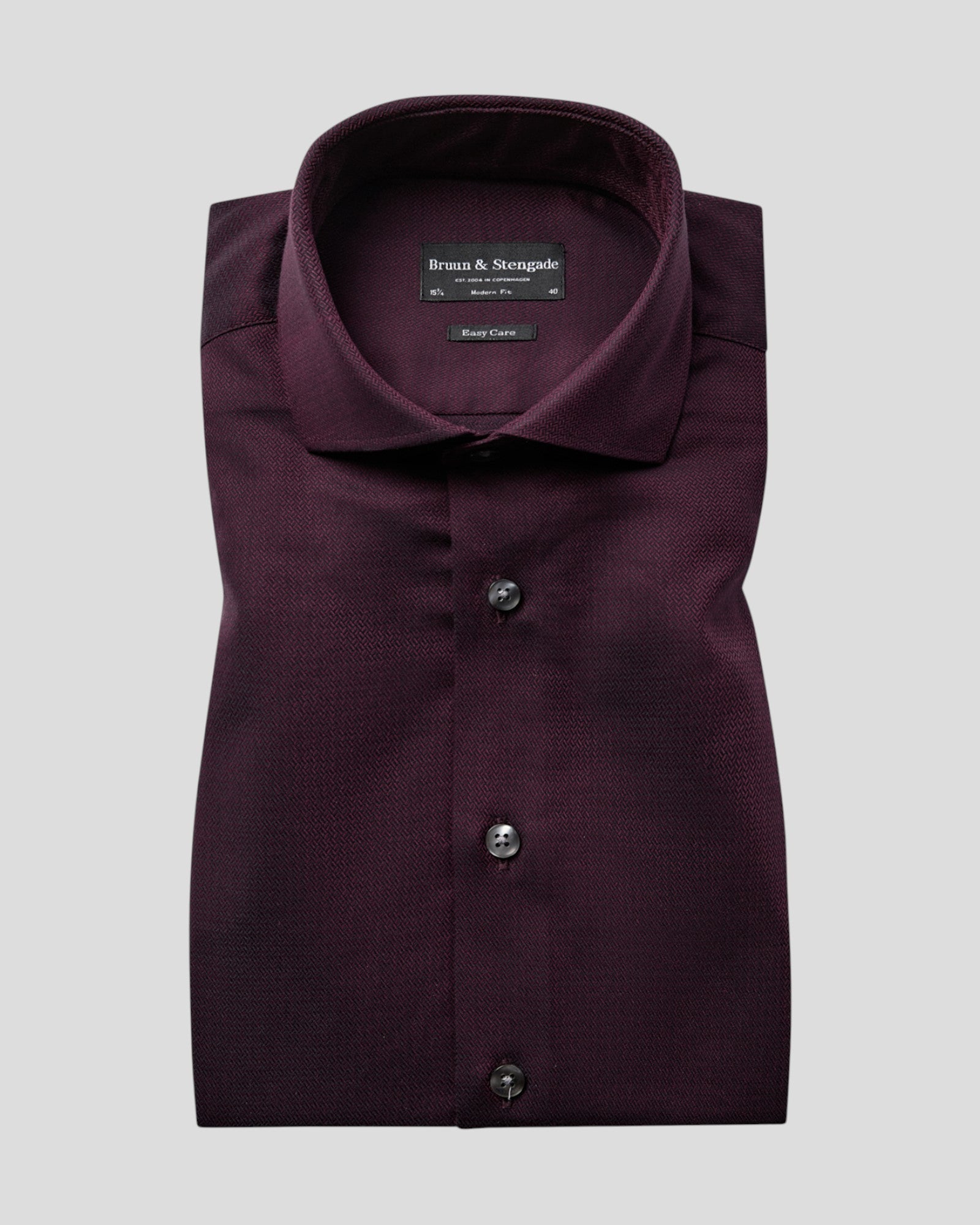 Callesen Modern Fit Shirt - Bordeaux