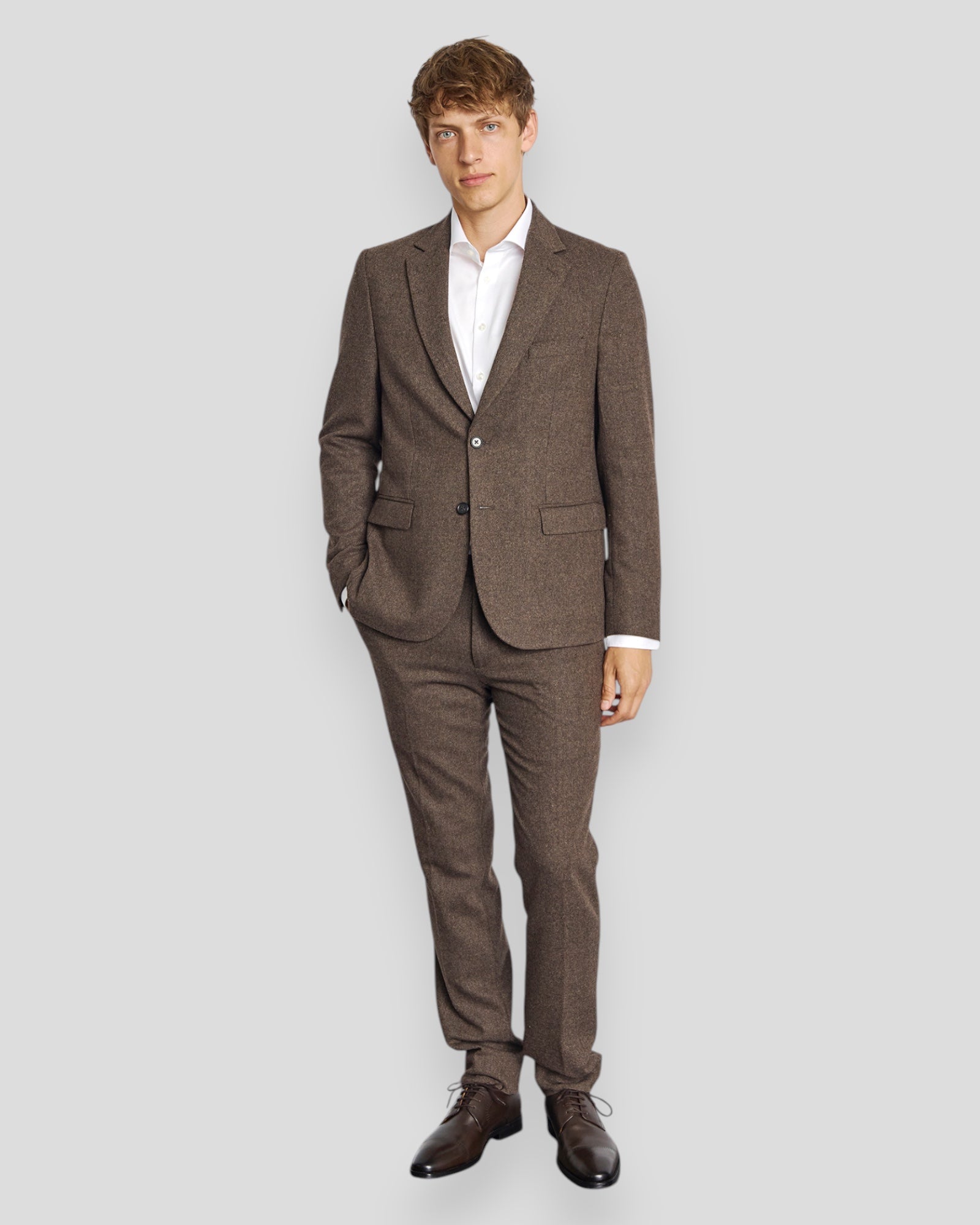 Chiavari Classic Fit Blazer - Brown