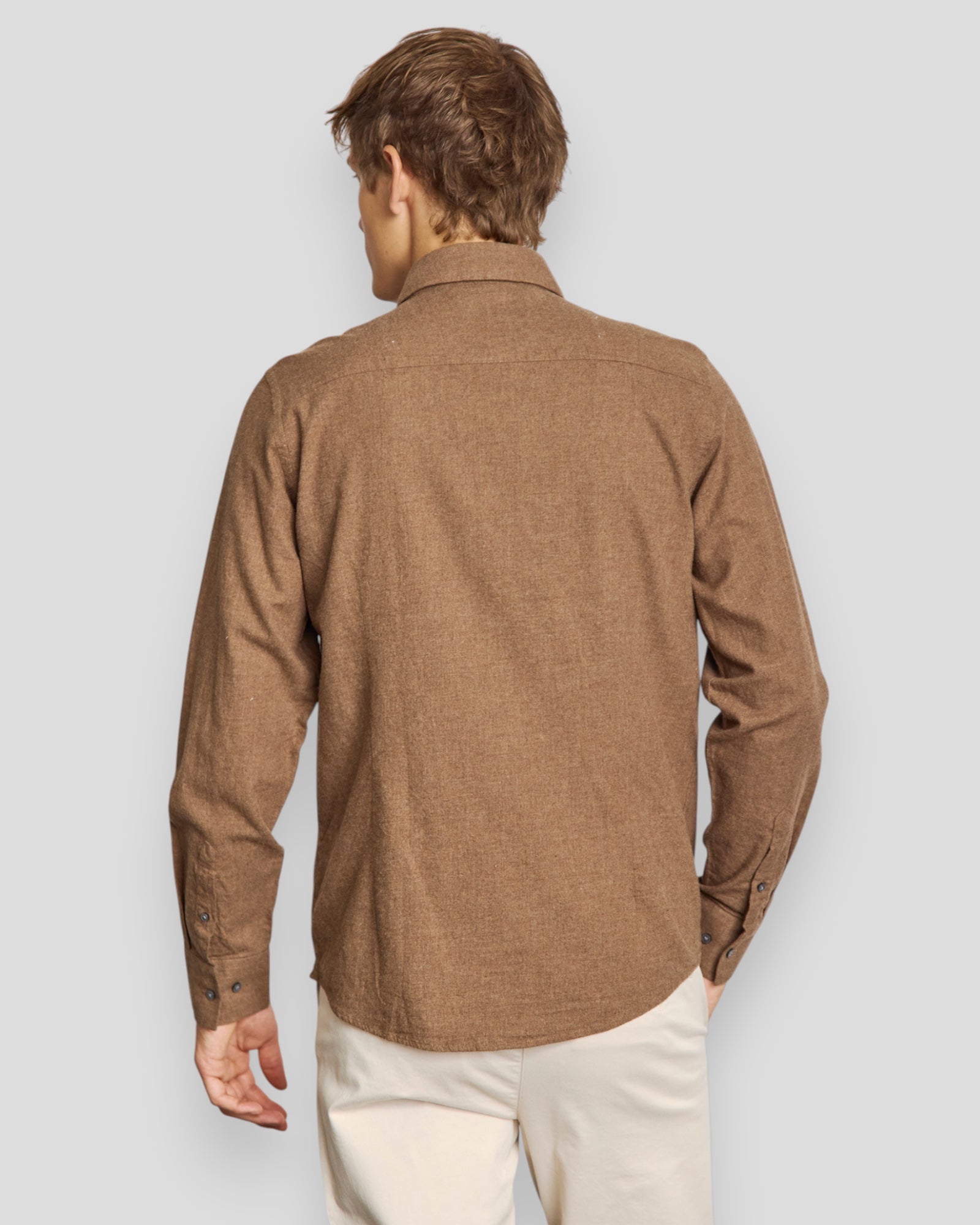 Faruk Casual Modern Fit Shirt - Brown