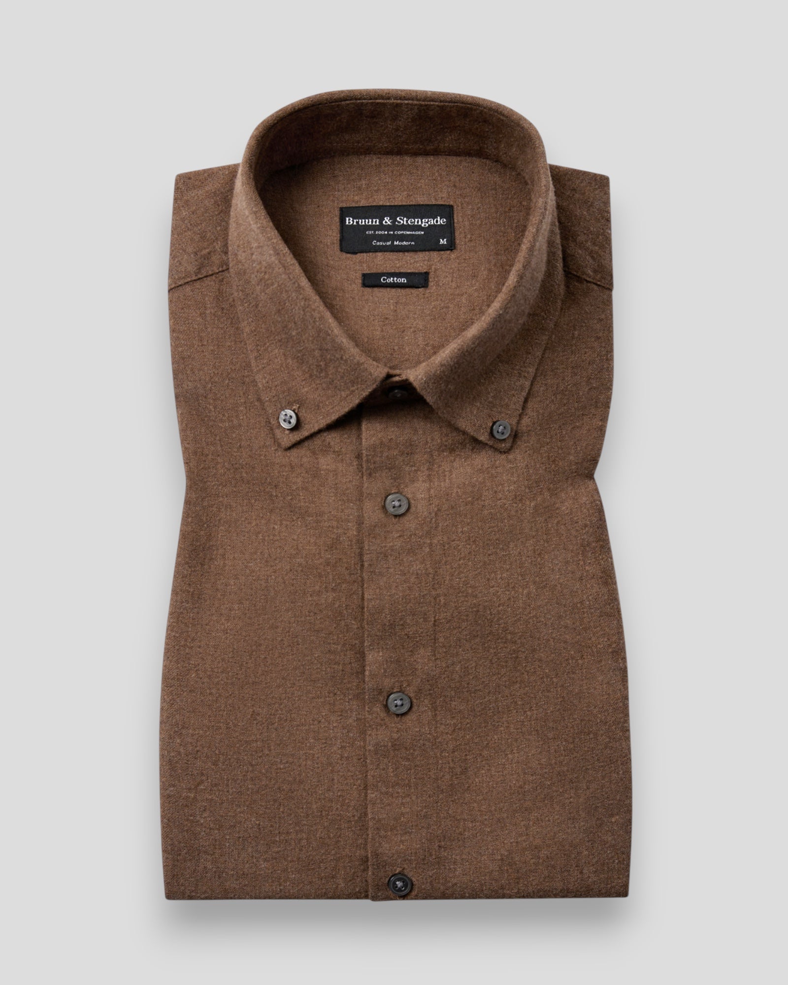 Faruk Casual Modern Fit Shirt - Brown