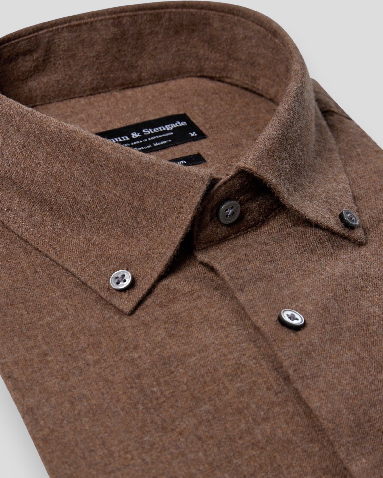 Faruk Casual Modern Fit Shirt - Brown