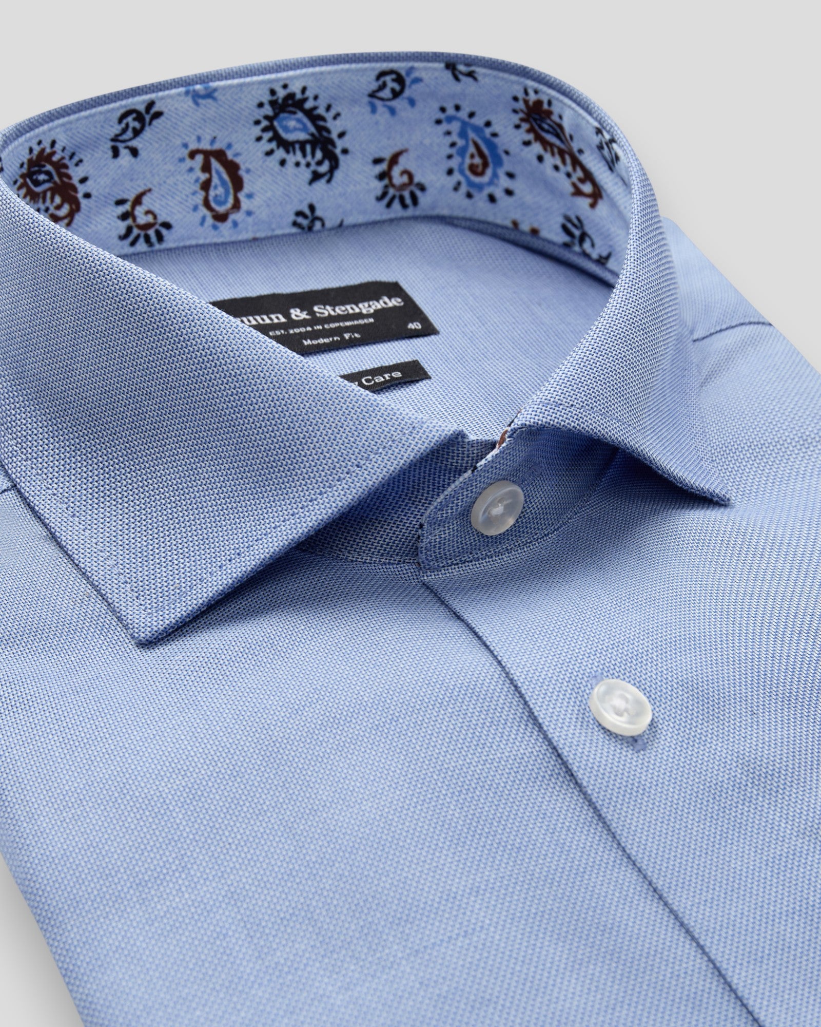 Gilberto Modern Fit Shirt - Blue