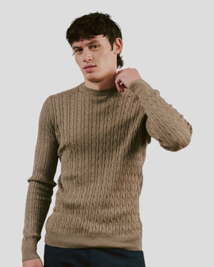 Guizchou Regular Fit Knitwear - Brown