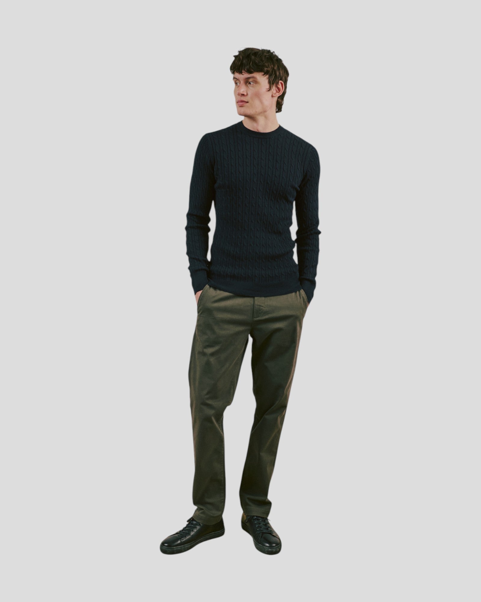 Guizchou Regular Fit Knitwear - Navy
