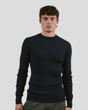 Guizchou Regular Fit Knitwear - Navy