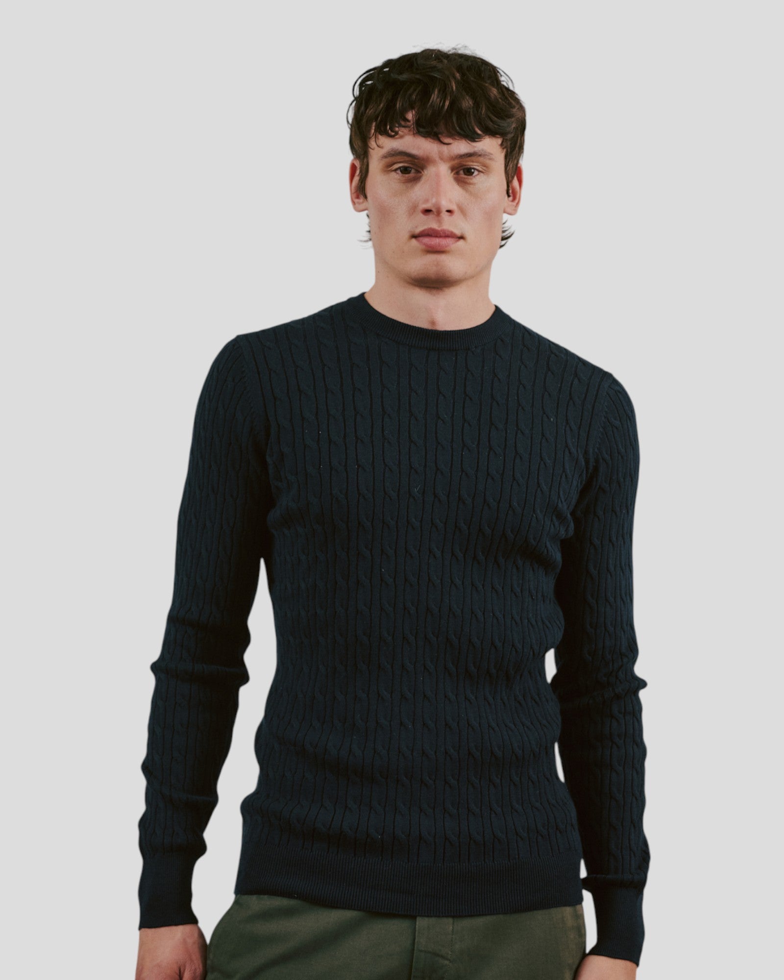 Guizchou Regular Fit Knitwear - Navy