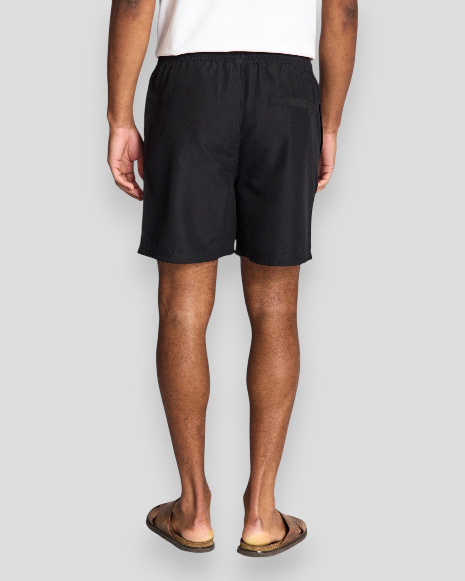 Svømmedragtshorts i sort fra Bruun & Stengade Havana Regular Fit, afslappet pasform, vises i billedet