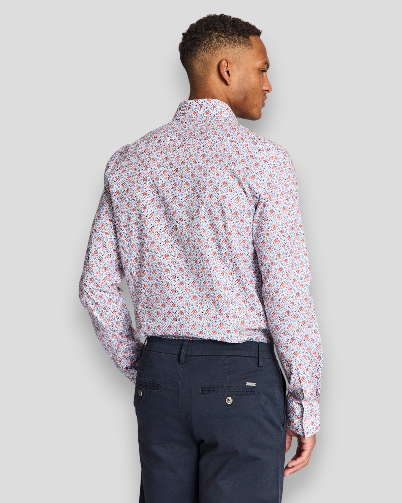 Jallouz Modern Fit Shirt - Orange