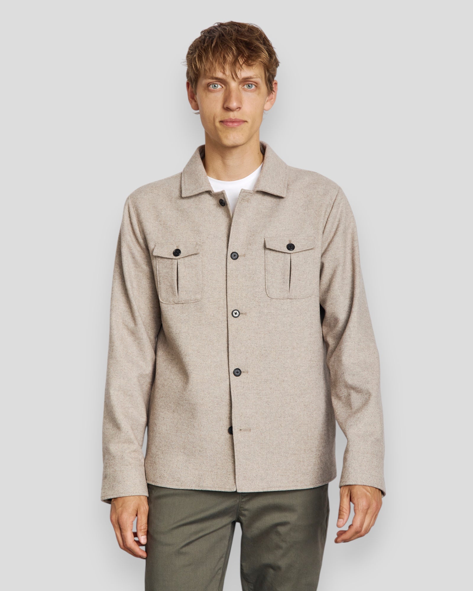 Levante Classic Overshirt - Light Brown